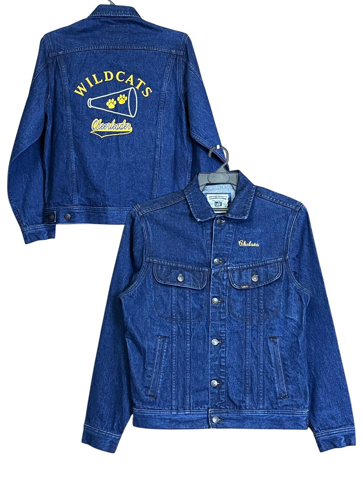 Lee Grail🔥Vintage 90s LEE wildcats Chelsea trucker denim jackets Size US S / EU 44-46 / 1 - 1 Thumbnail