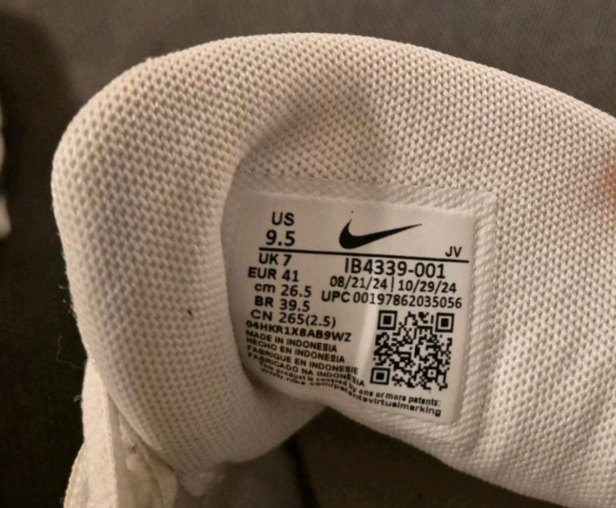 Nike Nike Initiator Silber/Weiß Gr. 41 Top Zustand- Wie Neu! Size US 11 / IT 41 - 3 Thumbnail
