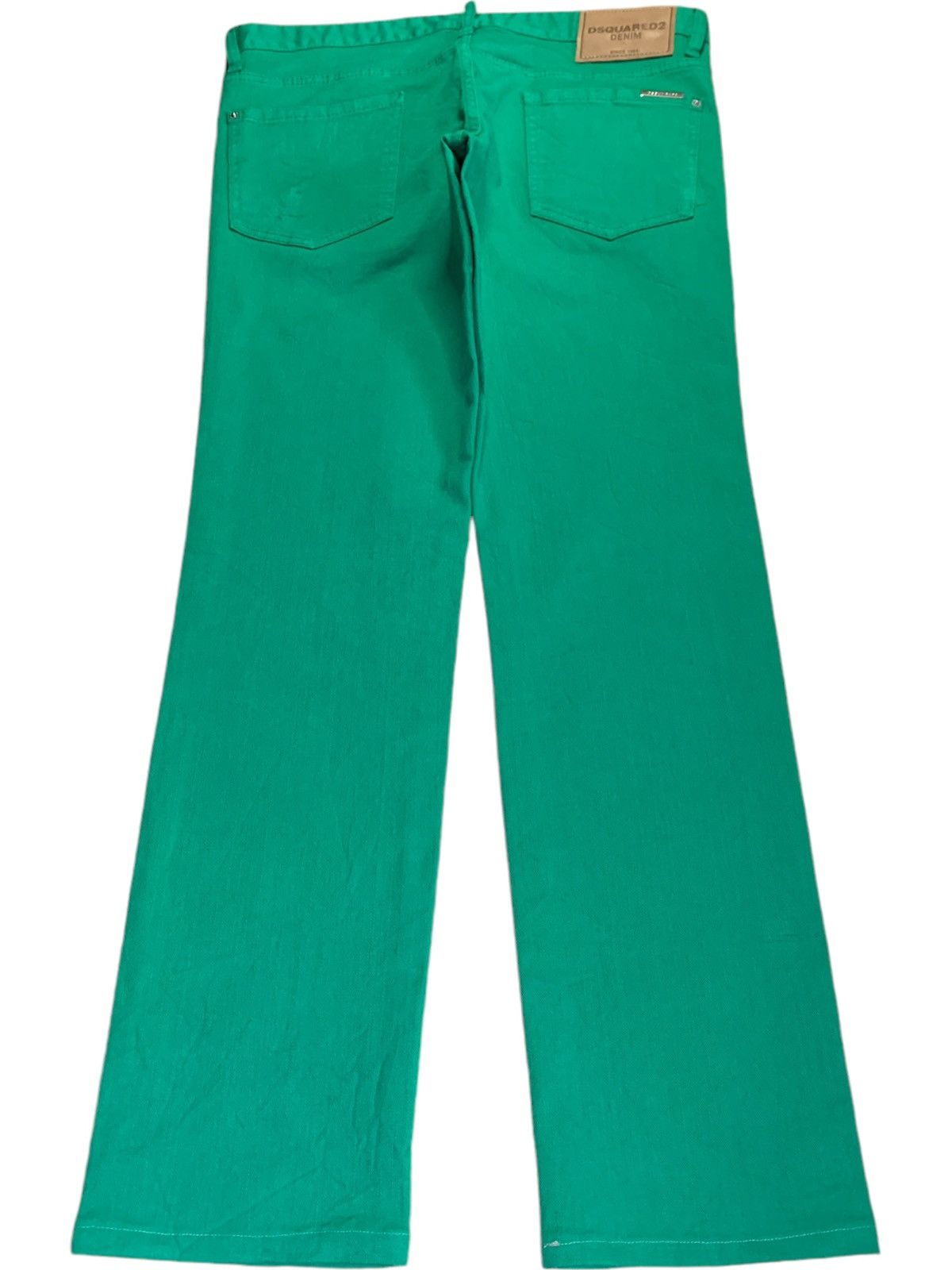 Dsquared2 Vintage Italy Dsquared Slim Fit Green Jeans Size US 36 / EU 52 - 2 Thumbnail
