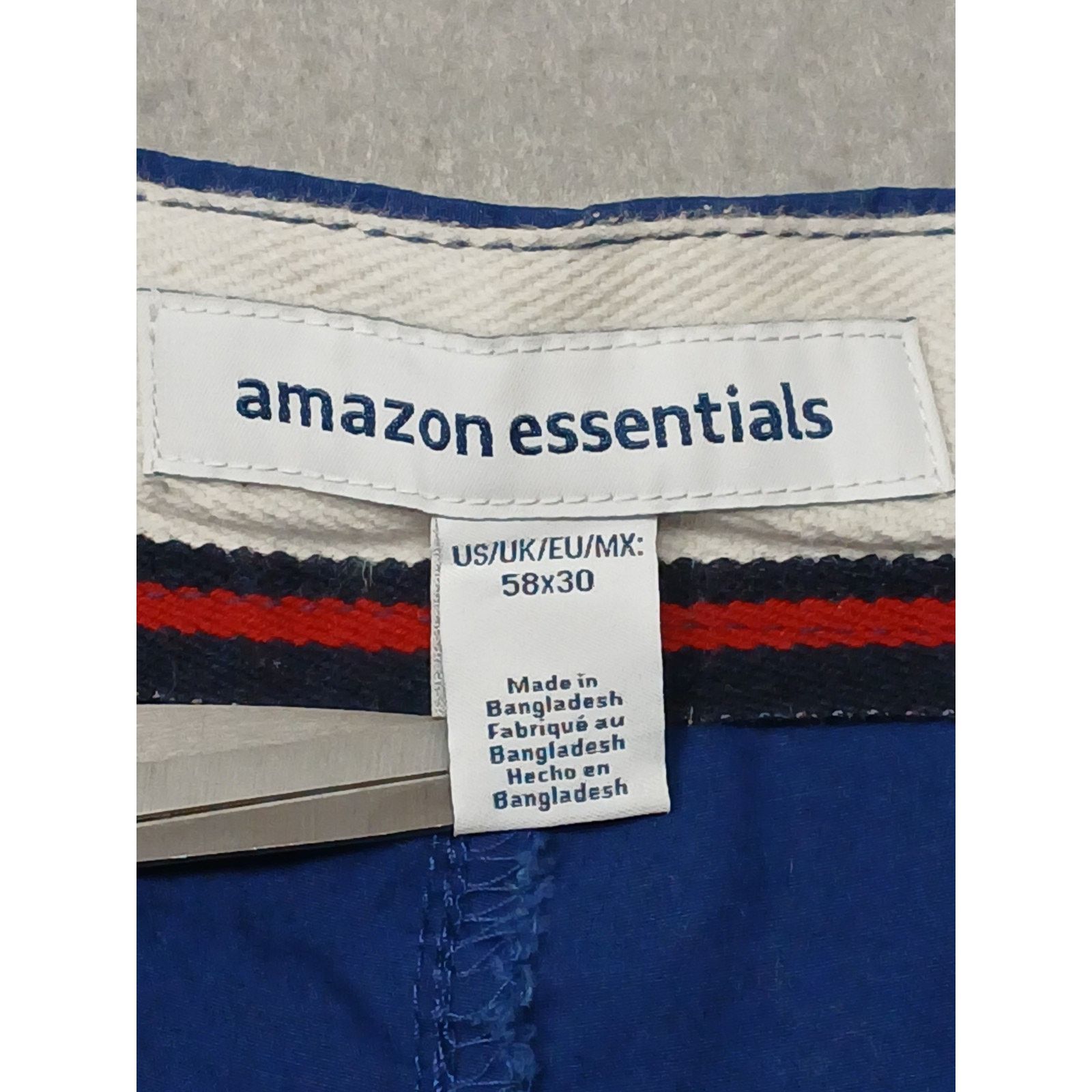 Other Amazon Essentials (58x30) Mens Blue Straight DriFit Trousers Size US 42 / EU 58 - 7 Thumbnail