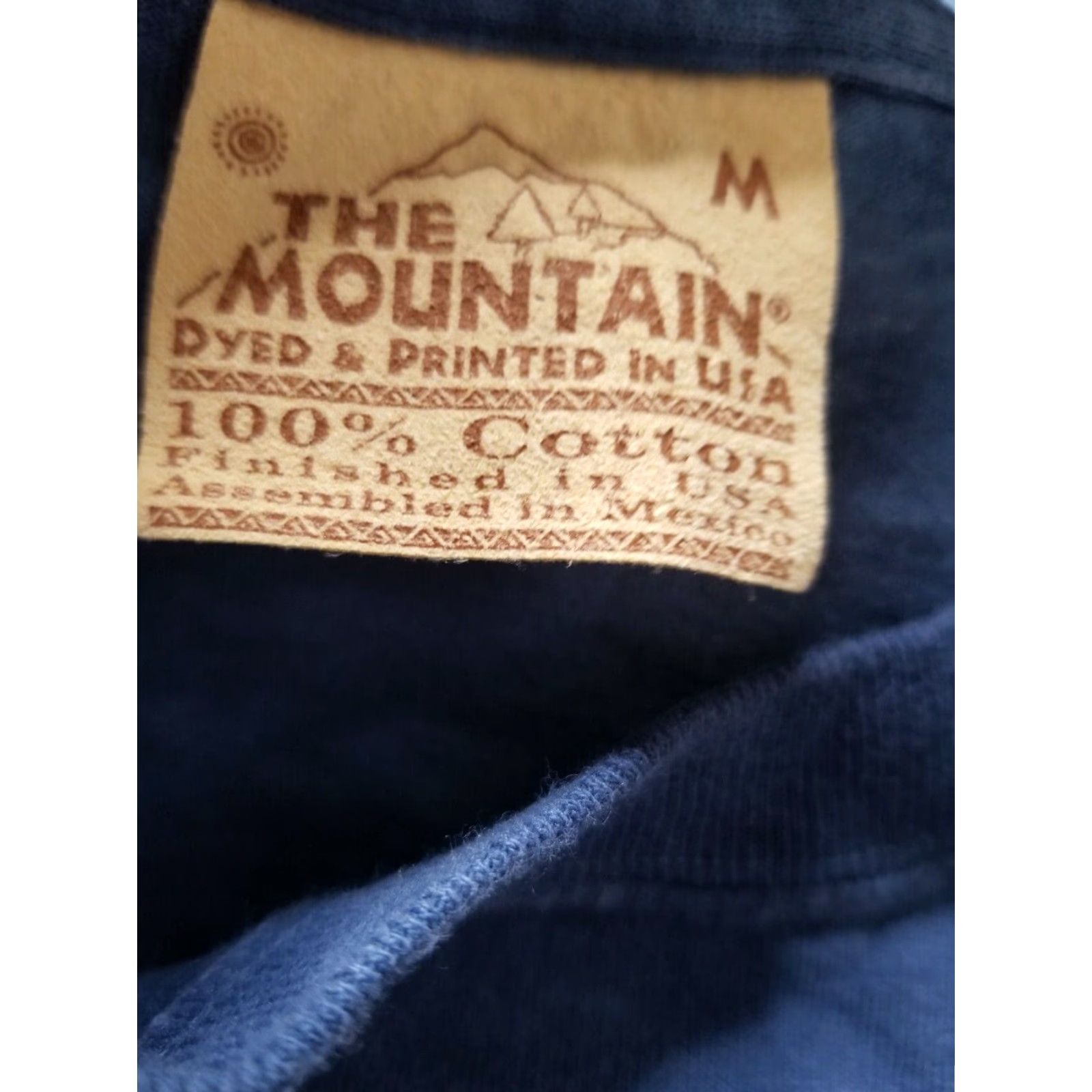 The Mountain VINTAGE The Mountain T-shirt Mens M Navy Blue Patriotic Bald Eagle Flag Tie Dye Shirt Size US M / EU 48-50 / 2 - 3 Thumbnail