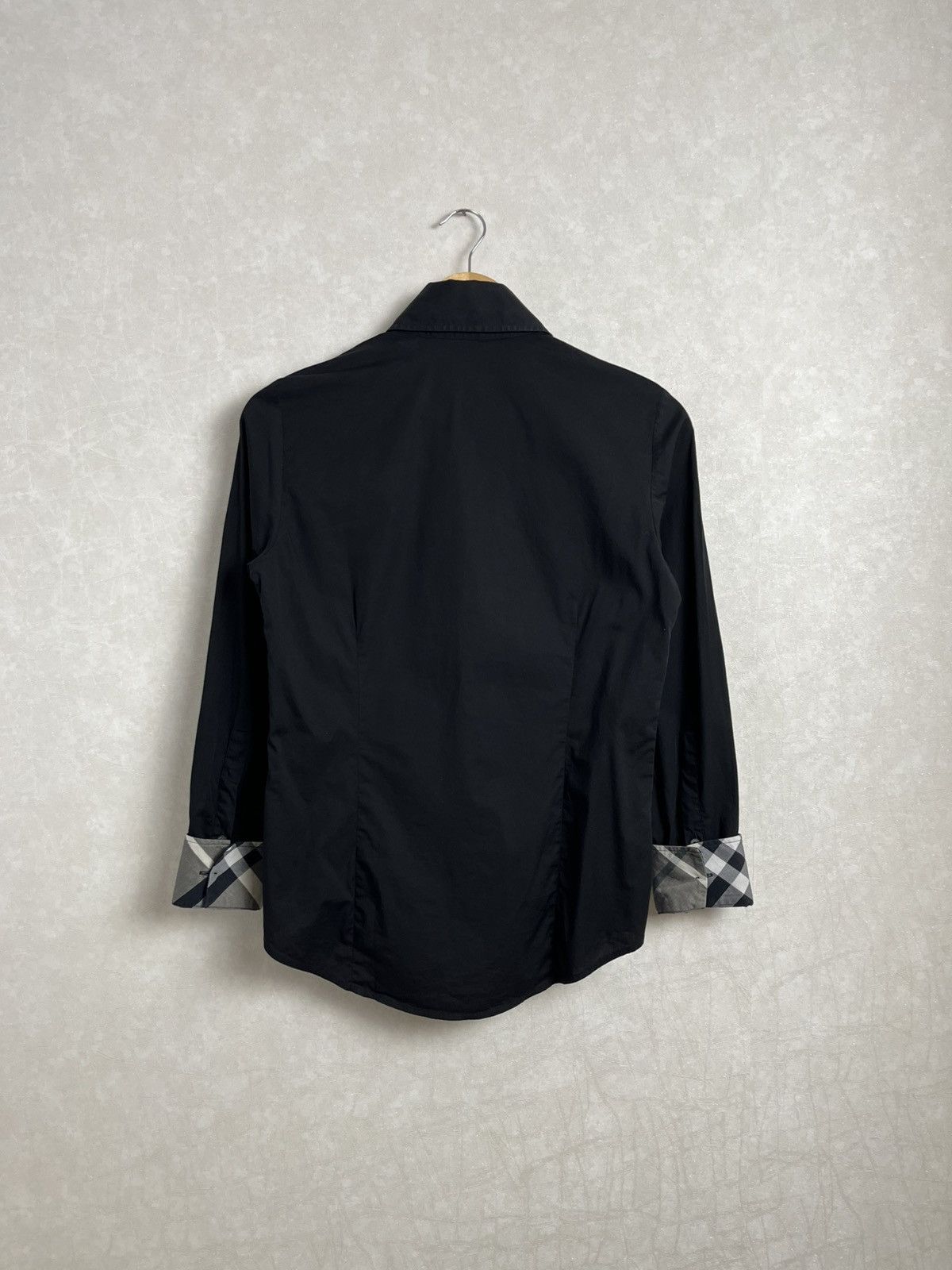 Burberry Burberry Nova Check Black Shirt Size S / US 4 / IT 40 - 14 Thumbnail