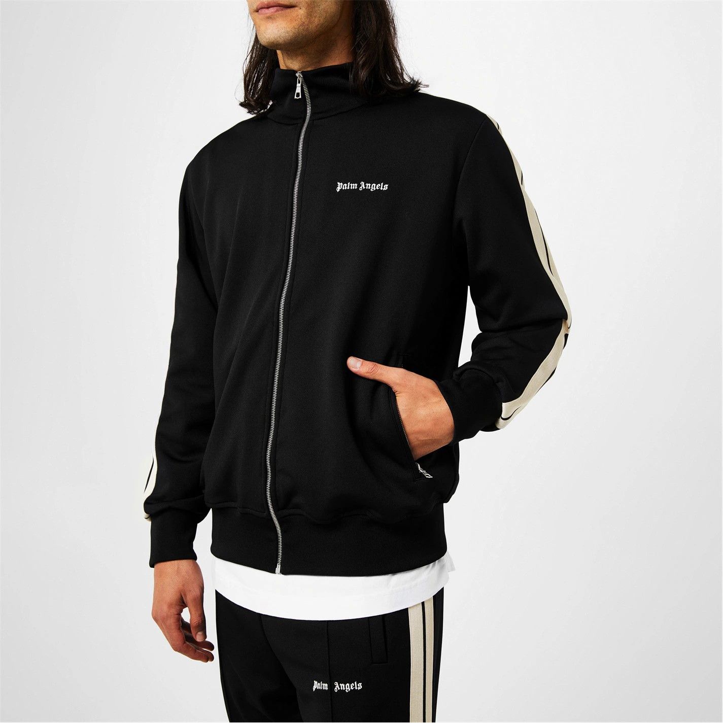 Palm Angels o1g2r1mq0426 Classic Tracksuit Jacket in Black Size US S / EU 44-46 / 1 - 3 Thumbnail