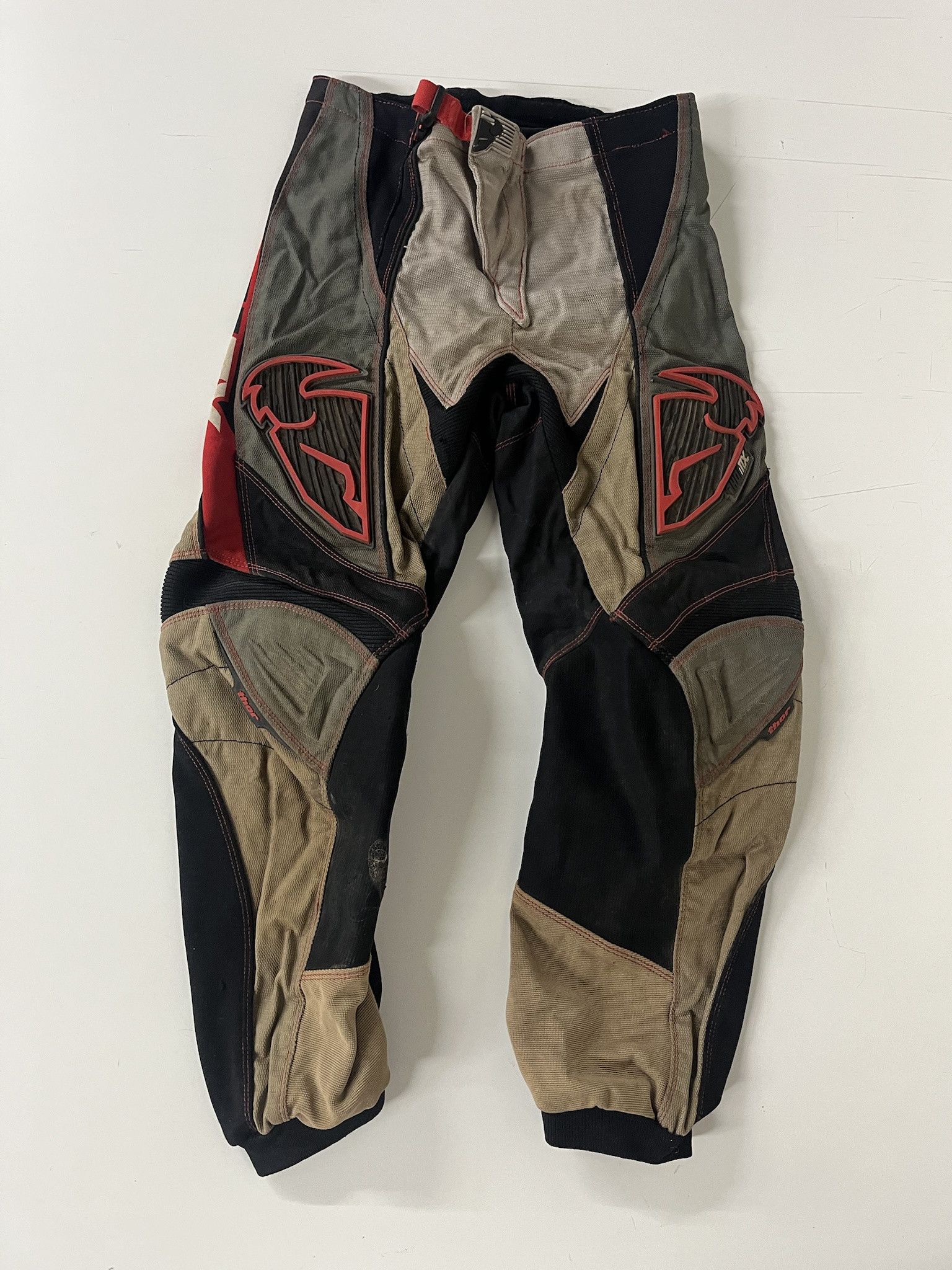 Vinttage 2000s Thor Padded Motocross Racing Pants Size 28