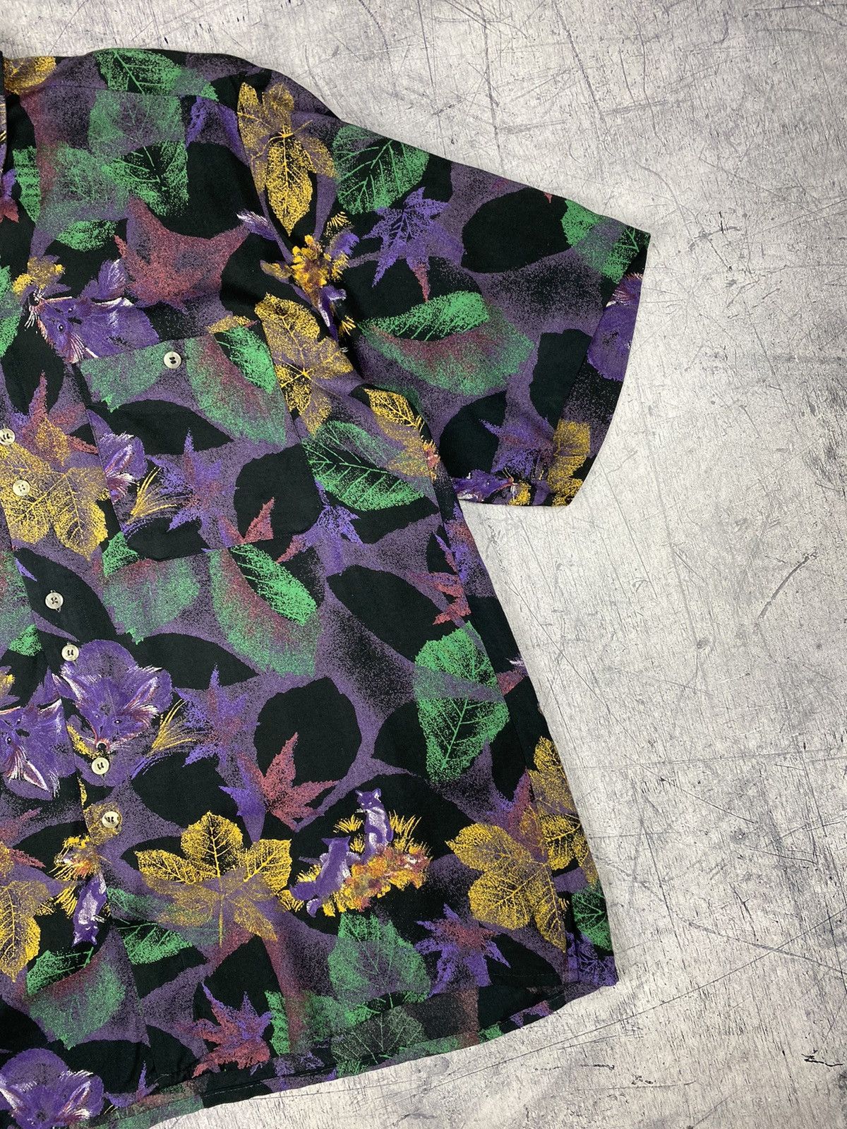 Vintage Vintage Fox Print Button Up Short Sleeve Crazy Shirt Size US S / EU 44-46 / 1 - 4 Thumbnail