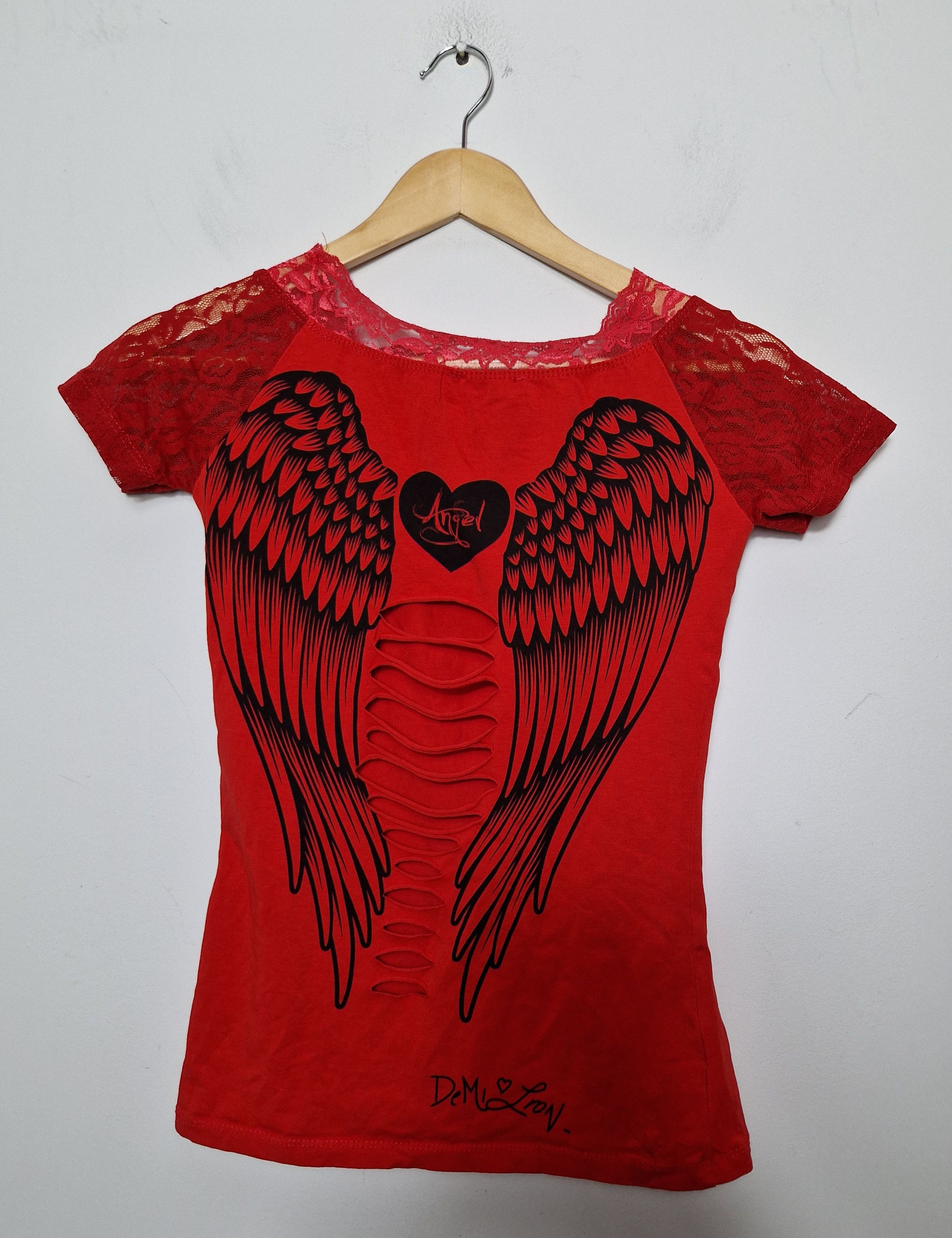Hysteric Glamour vintage y2k goth emo punk rave angel wings top Size S / US 4 / IT 40 - 1 Thumbnail