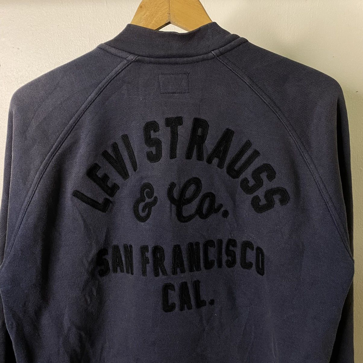 Levi's Y2K Levis Strauss Embroidered Detailing Varsity Jacket Size US M / EU 48-50 / 2 - 2 Thumbnail