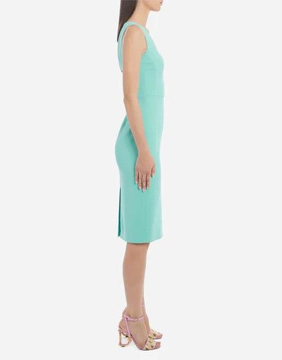 Dolce & Gabbana o1y0825 Sleeveless Midi Dress in Turquoise Size XS / US 0-2 / IT 36-38 - 3 Thumbnail