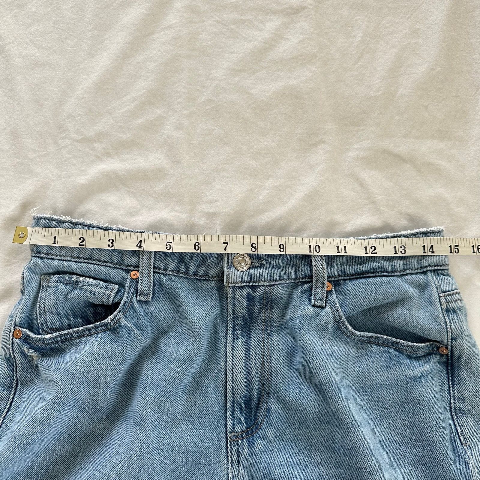 Paige Paige Denim Noella Straight Relaxed Medium Light Wash 27x29 Size 27" / US 4 / IT 40 - 9 Thumbnail