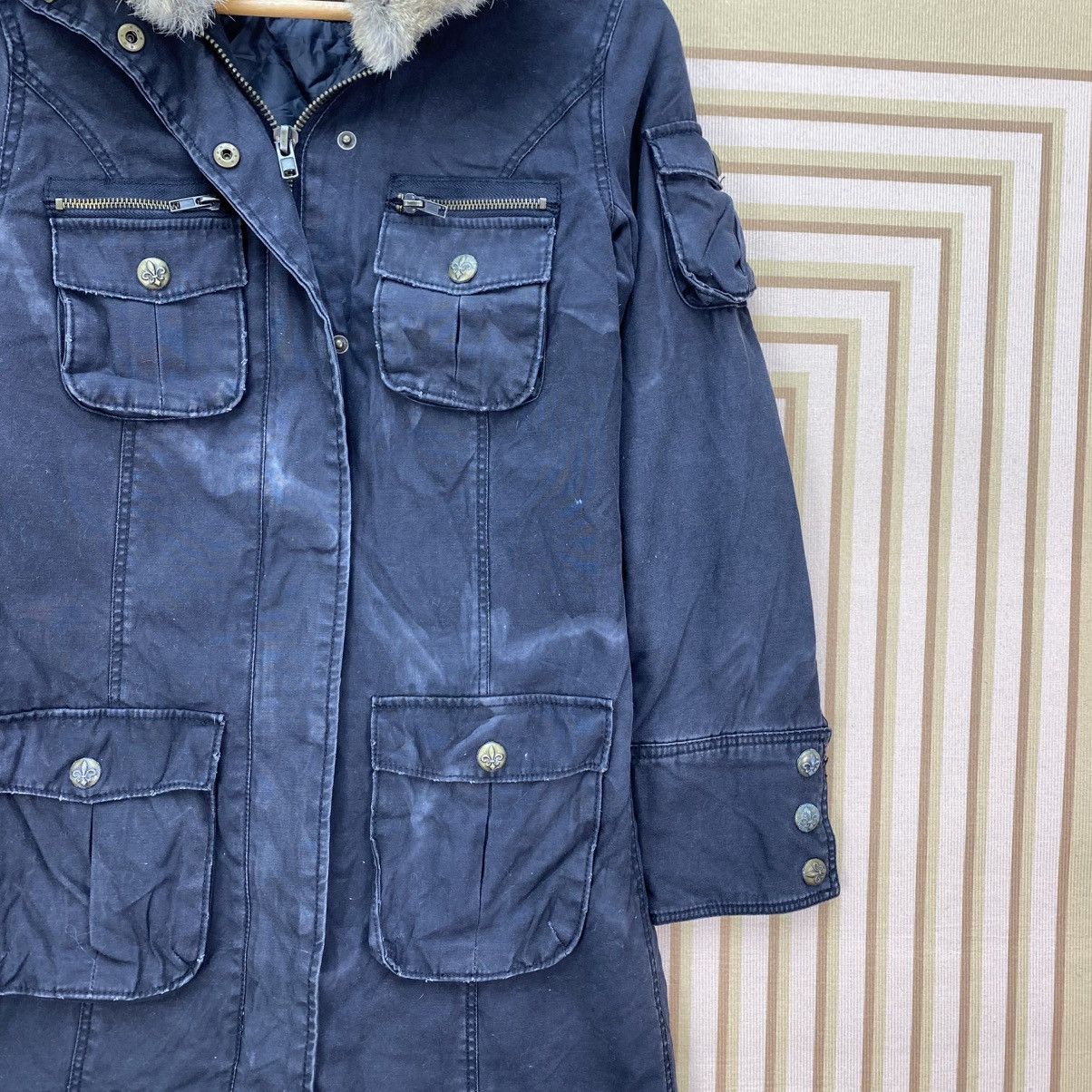 Angel Blue 🫶Japanese Brand Layla Rose Multi Pocket Faux Furr Collar Size M / US 6-8 / IT 42-44 - 4 Thumbnail