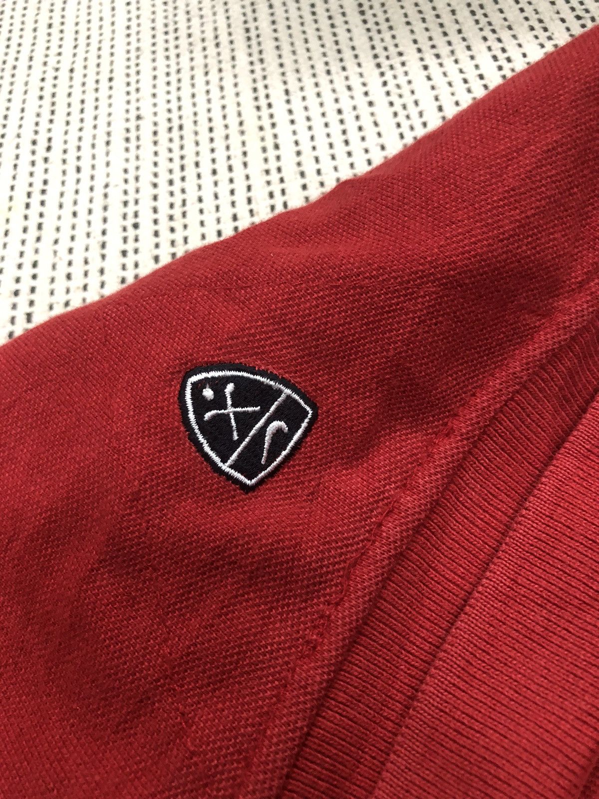 Nike × Vintage Vintage y2k Nike Swoosh red long sleeve Size US XL / EU 56 / 4 - 8 Thumbnail