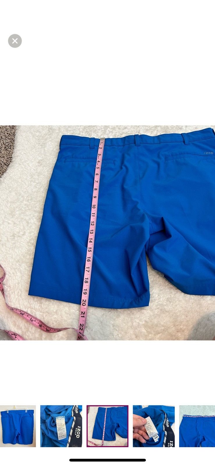 Izod Izod blue golf shorts size 36 Size US 36 / EU 52 - 4 Thumbnail
