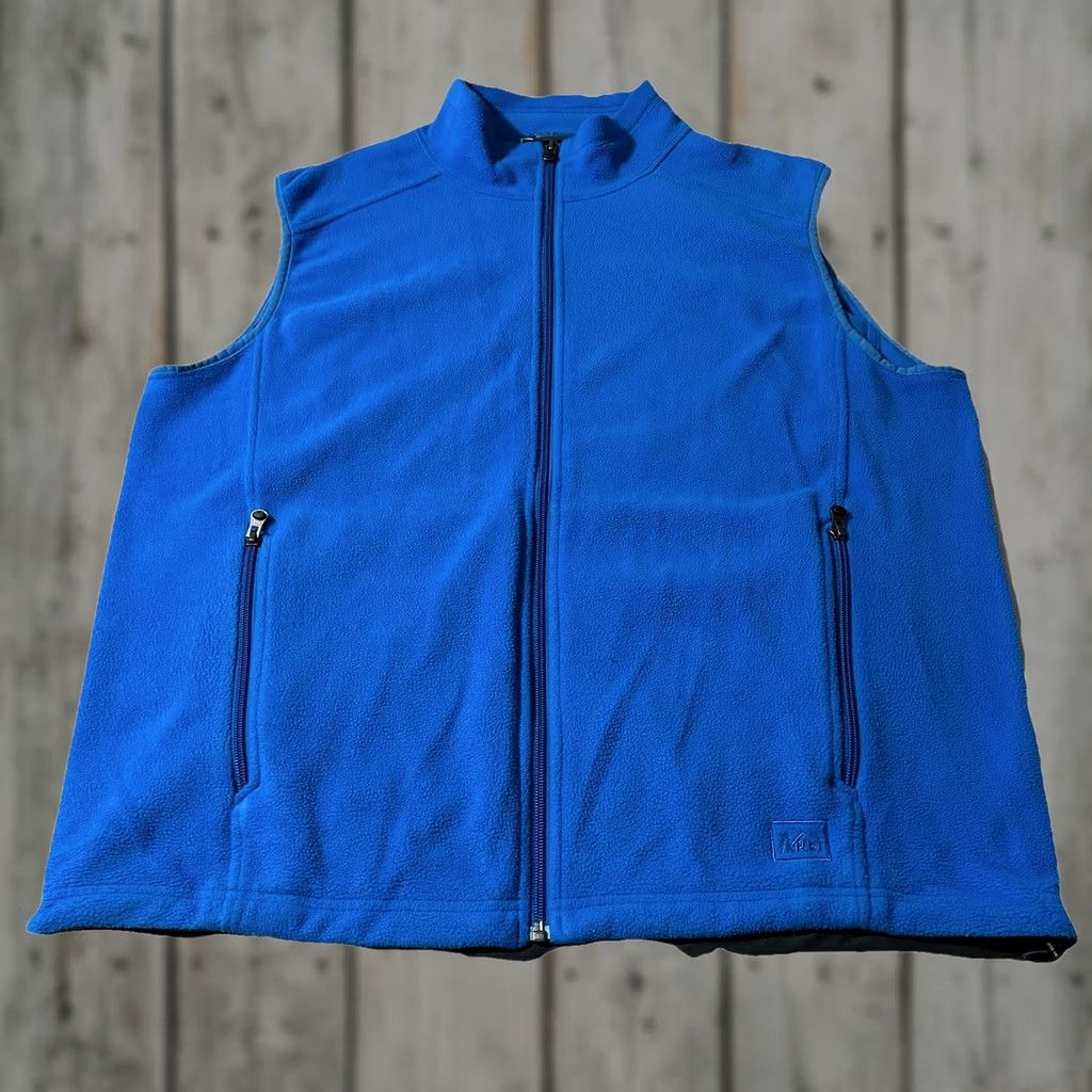 Vintage REI Vest Fleece Zip Up Men’s Gorpcore Blue XL Size US XL / EU 56 / 4 - 1 Thumbnail
