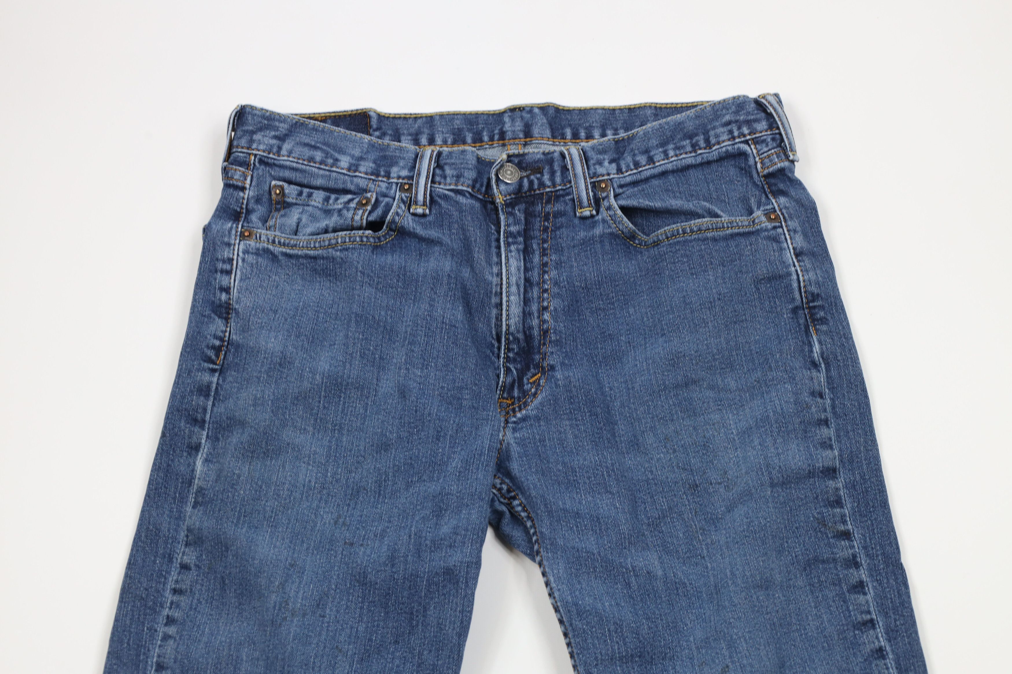 Levi's × Vintage Vintage Y2K Levis 514 Stretch Straight Leg Denim Jeans Blue Size US 32 / EU 48 - 2 Thumbnail