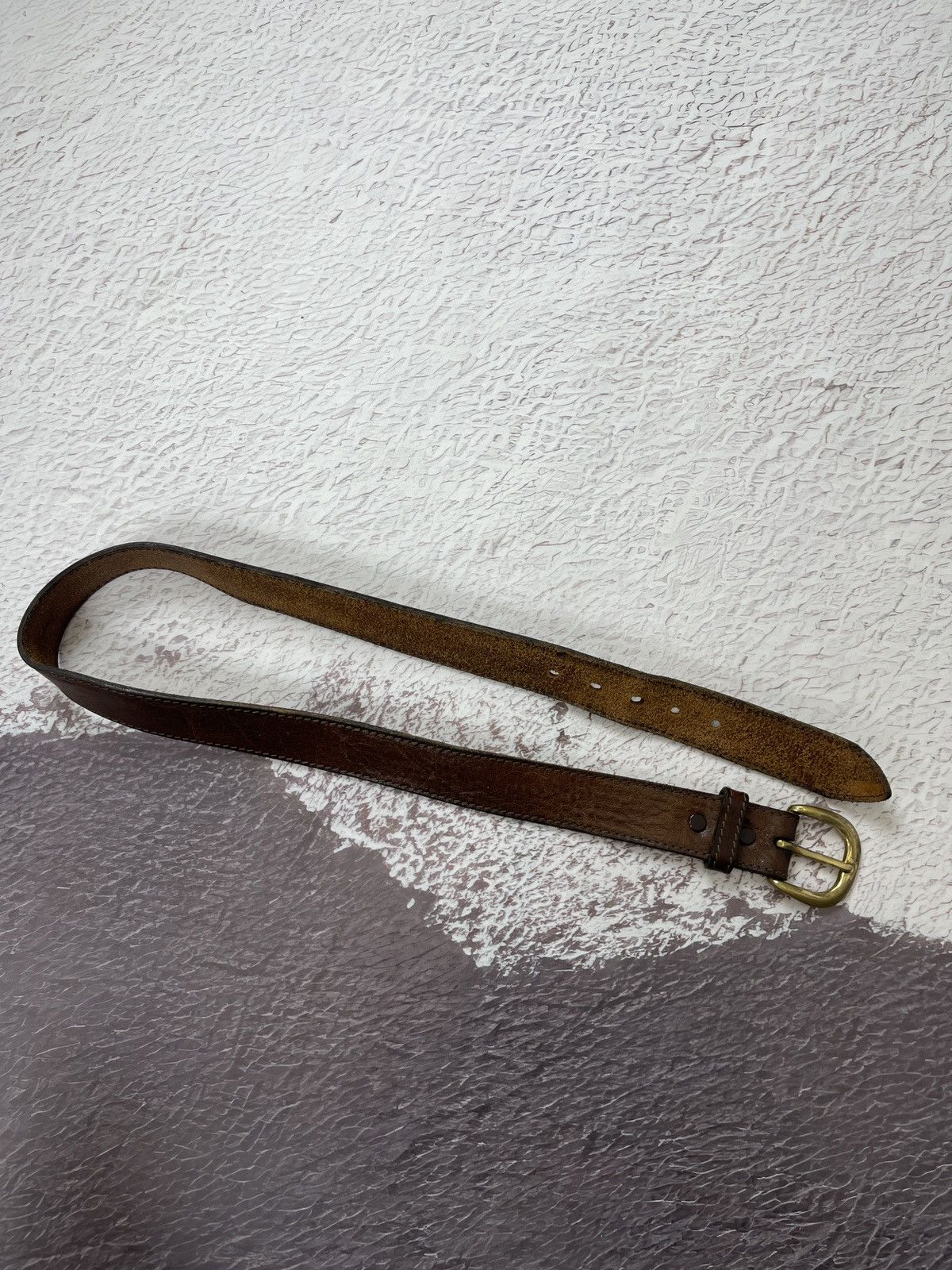 Other Vintage Cowboy brown leather made in Italy belt Size ONE SIZE - 3 Thumbnail