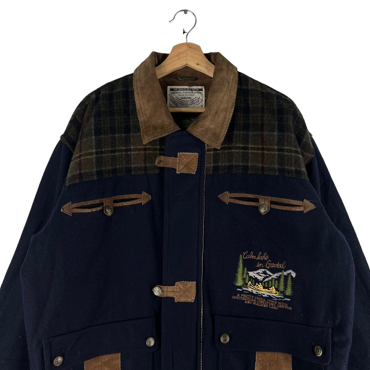Issey Miyake 🔥VINTAGE CHORE WORK JACKET MULTI POCKET IM GAVIAL JAPAN Size US L / EU 52-54 / 3 - 2 Thumbnail