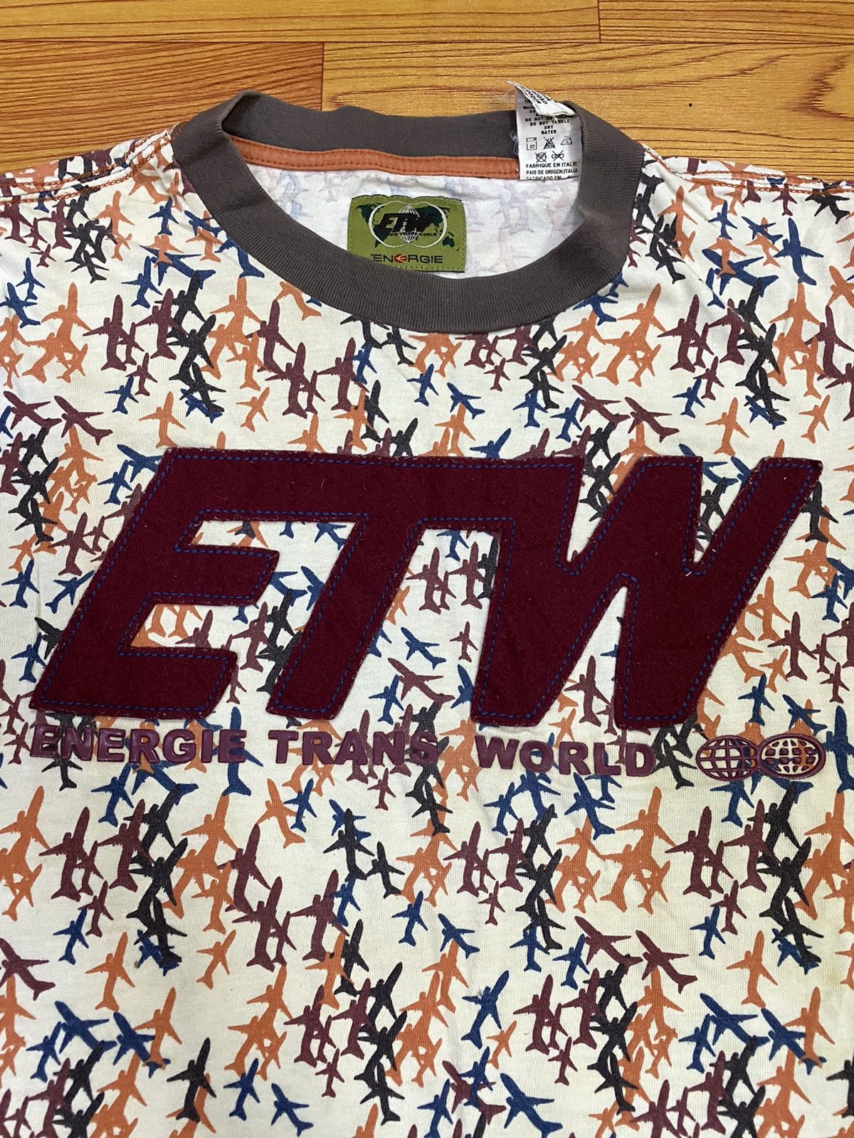 Energie Vintage Energie Trans World Full print Tee Size US S / EU 44-46 / 1 - 2 Thumbnail