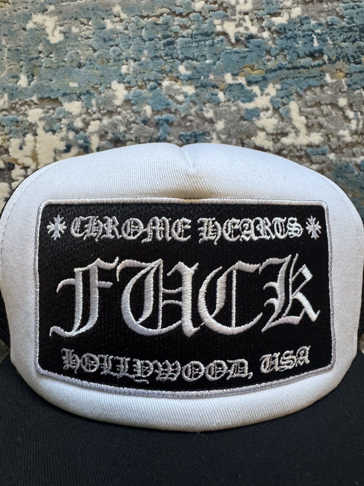 Chrome Hearts Chrome hearts trucker cap FUCK Size ONE SIZE - 3 Thumbnail