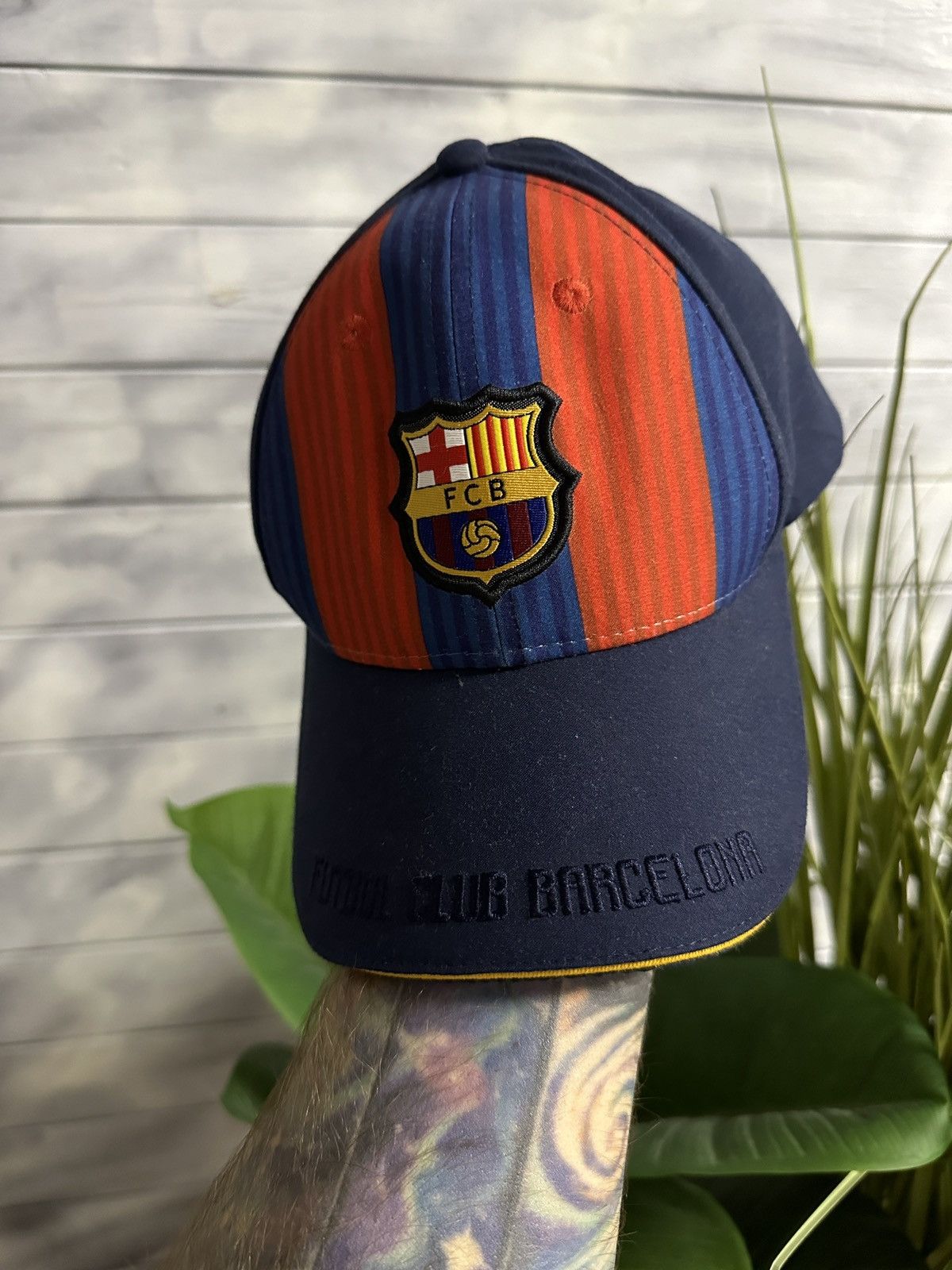 Vintage Rare Cap Football Club Barcelona Hat Soccer Size ONE SIZE - 1 Thumbnail
