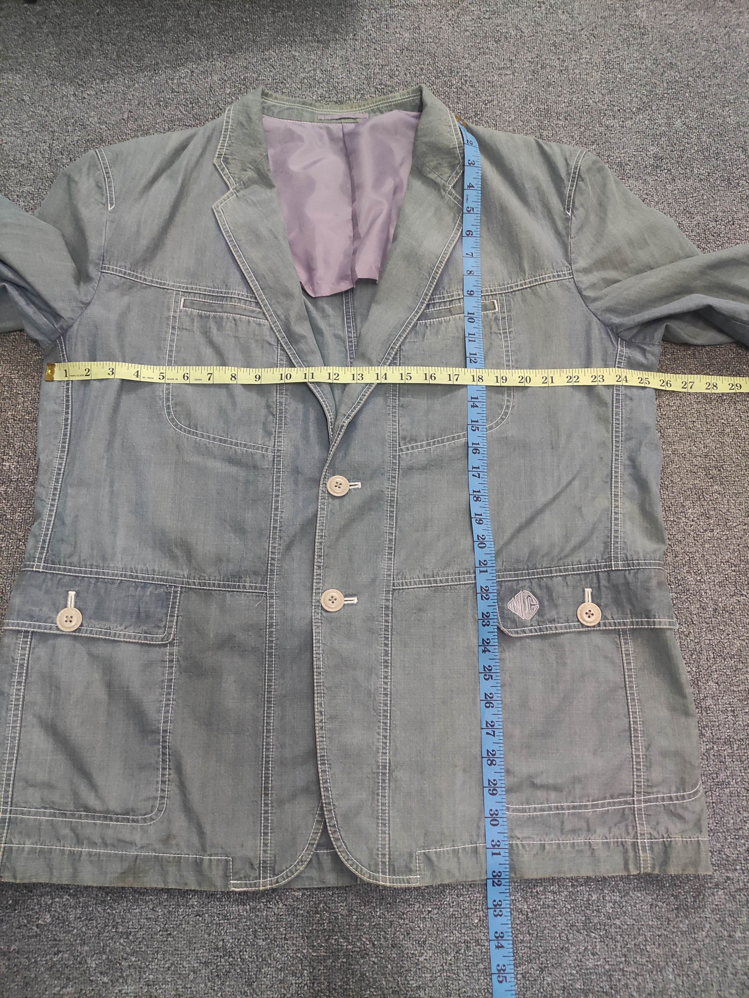 Japanese Brand Vintage Monterey&Carmei Denim Coat Jacket Size US XL / EU 56 / 4 - 17 Thumbnail