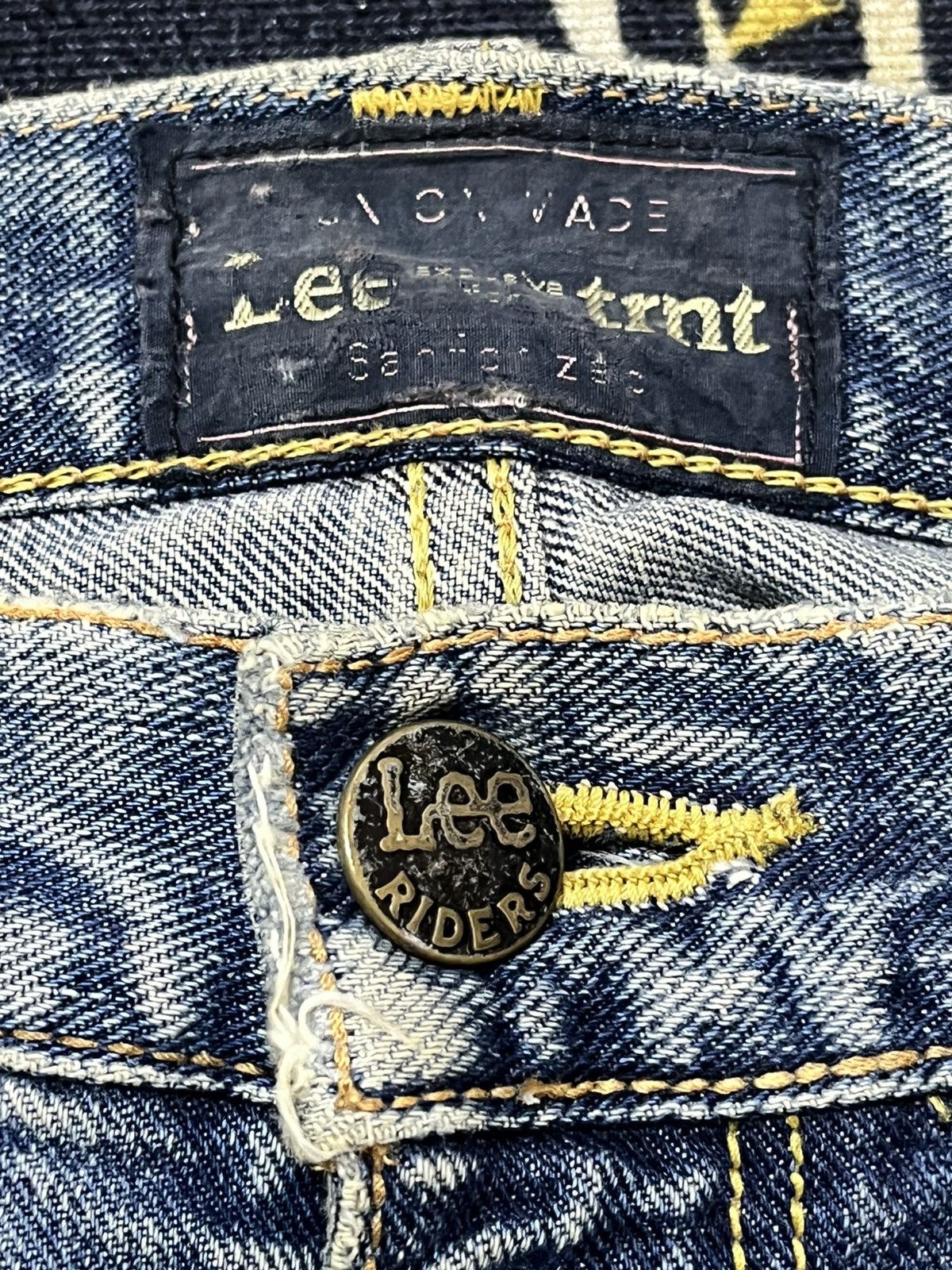 Lee Vintage Lee X TMT Selvedge Sashiko Boro Denim Size US 34 / EU 50 - 10 Thumbnail