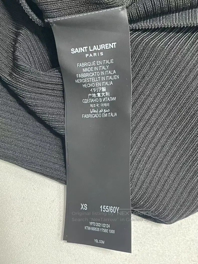 Saint Laurent Paris Saint Laurent Paris size XS Metal Logo Knit Shorts Size US 27 - 6 Thumbnail