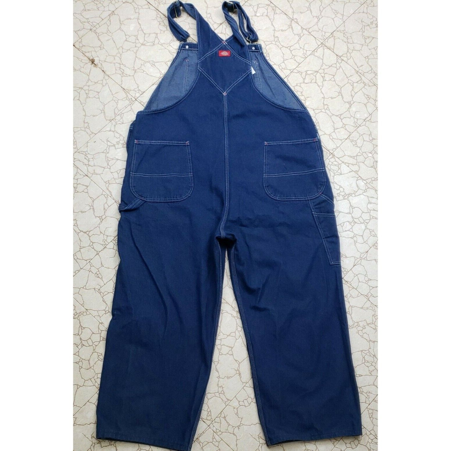 Dickies Dickies Denim Overalls Mens 46 x 27 Custom Baggy Blue Jeans Size US 44 / EU 60 - 6 Thumbnail