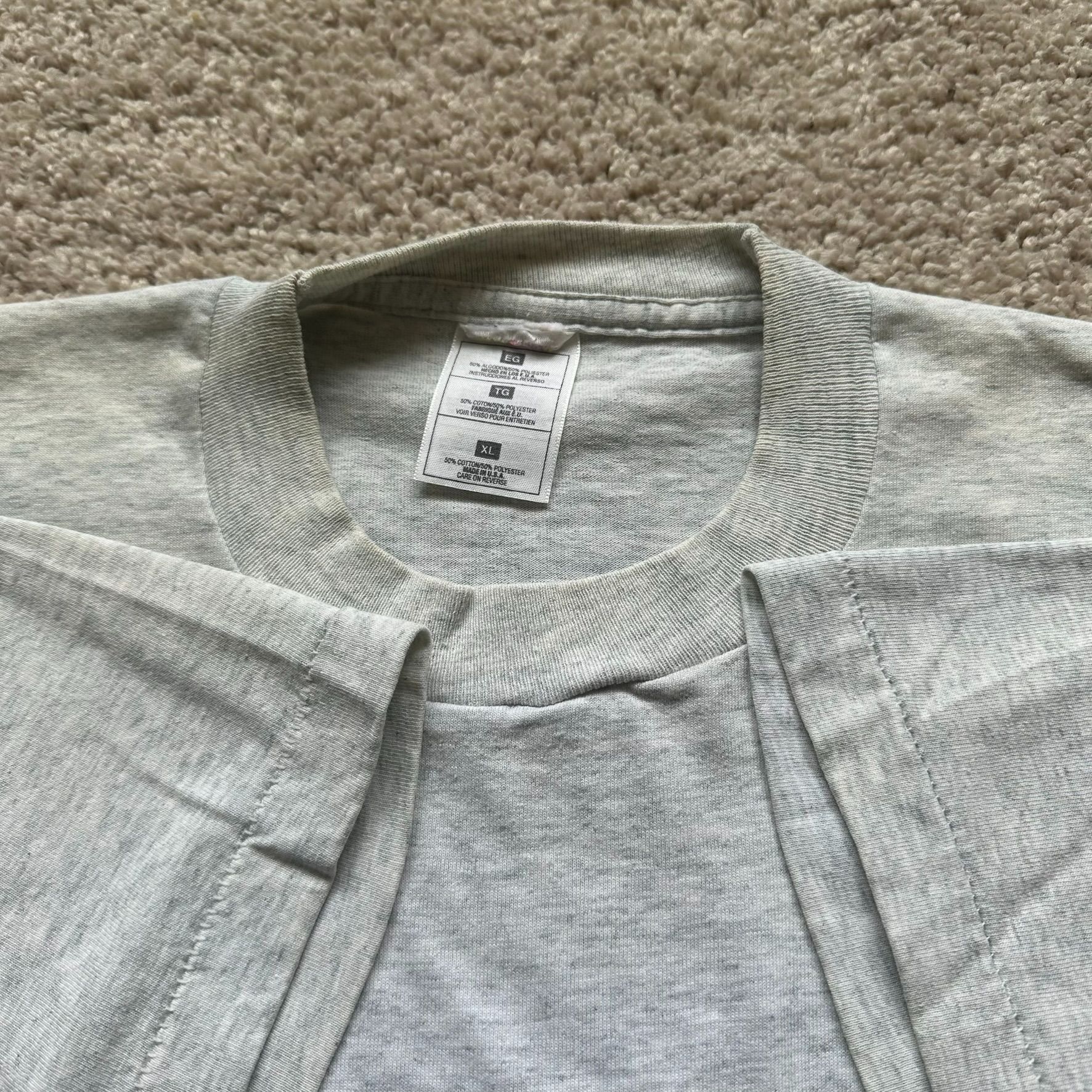 Fruit Of The Loom Vintage 90s Trashman Whoop Ass T-Shirt Skater Single Stitch Size US XL / EU 56 / 4 - 3 Thumbnail