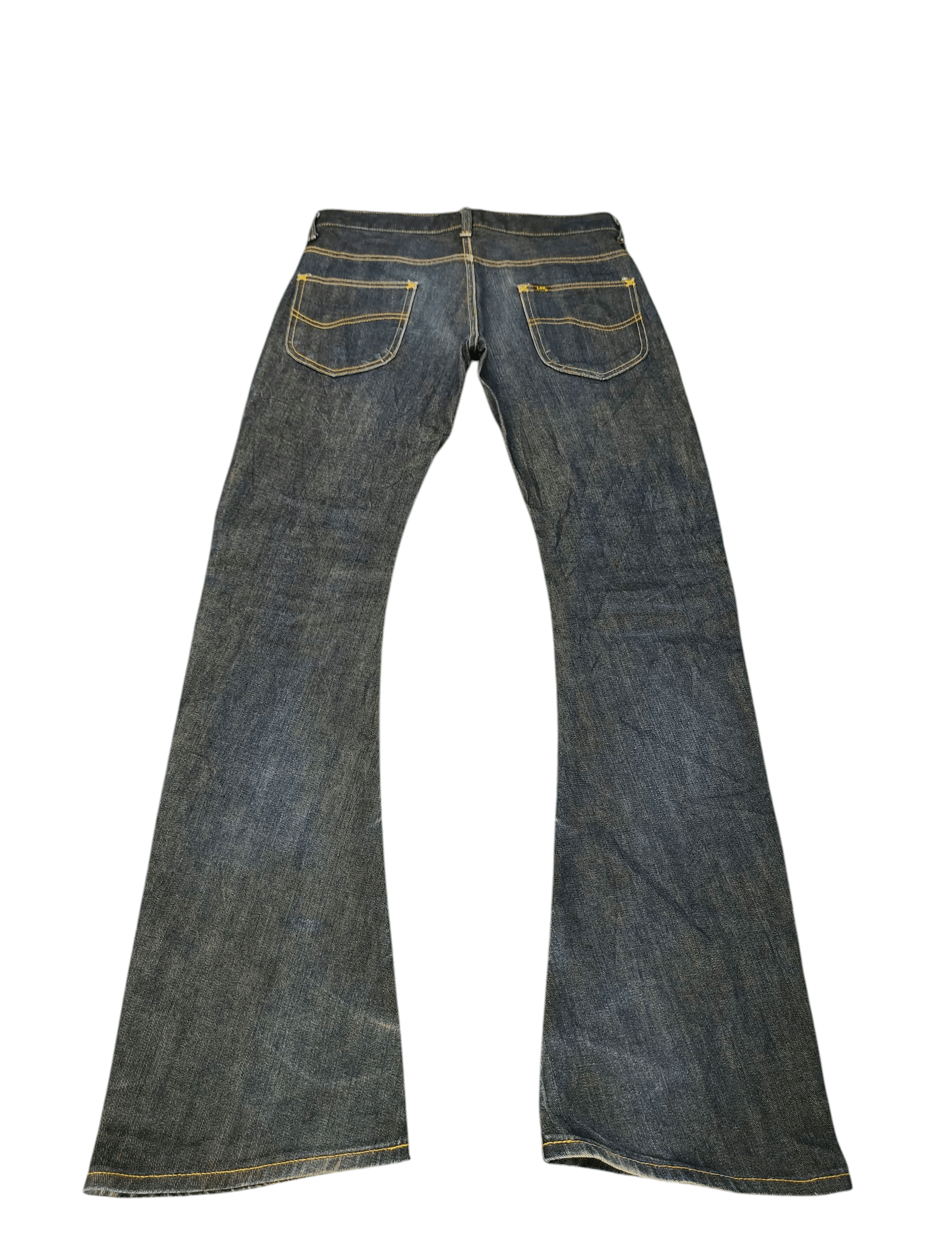 If Six Was Nine Flare Jeans Lee X Akm Japan Denim Bootcut Ifsixwasnine Lgb Size US 31 - 11 Thumbnail