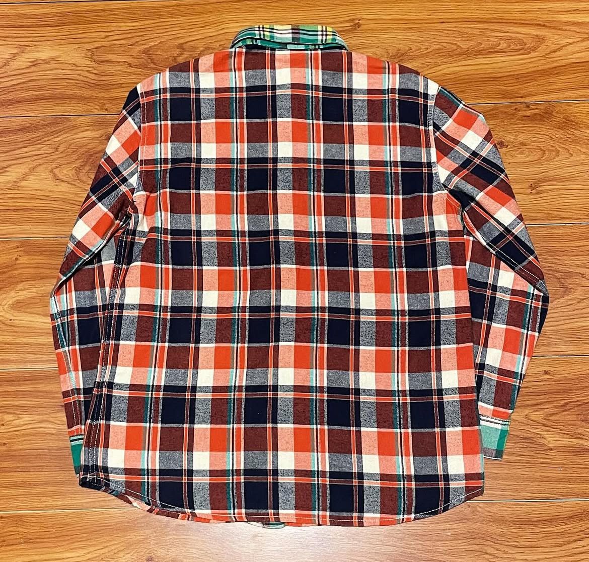 Issey Miyake 2000s Ne-net Plaid Flannel Shirt y2k Size US L / EU 52-54 / 3 - 3 Thumbnail