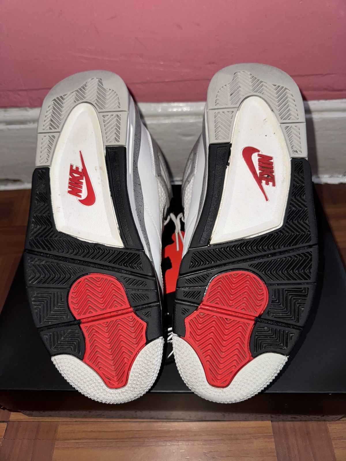 Nike Jordan 4 white cement (2025) Size US 9.5 / EU 42-43 - 3 Thumbnail
