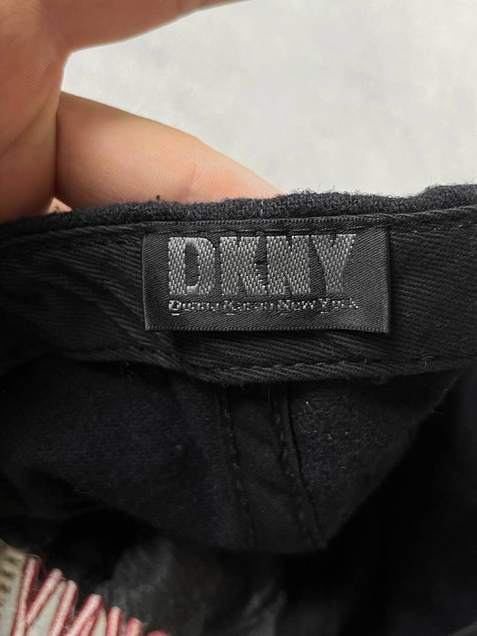 DKNY Vintage Donna Karan DKNY Wool Logo Cap Size ONE SIZE - 4 Thumbnail