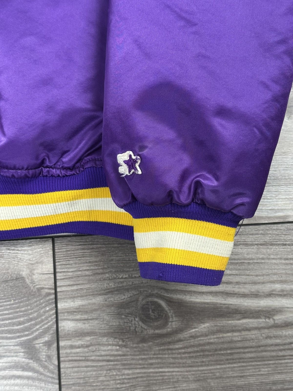 NFL Vintage 80’s Minnesota Vikings Starter Bomber Jacket Size US XL / EU 56 / 4 - 3 Thumbnail