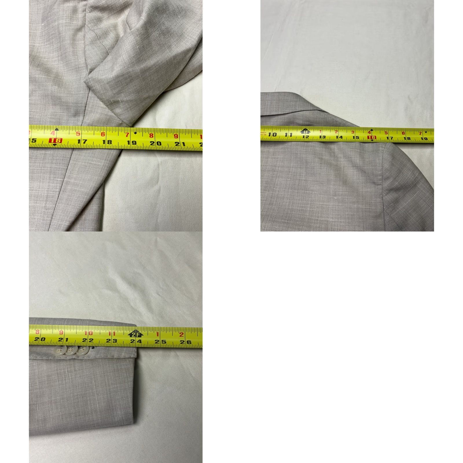 Suitsupply Suitsupply Havana Patch Blazer Light Grey Wool Silk Linen Slim Fit 34r Size 34R - 9 Thumbnail