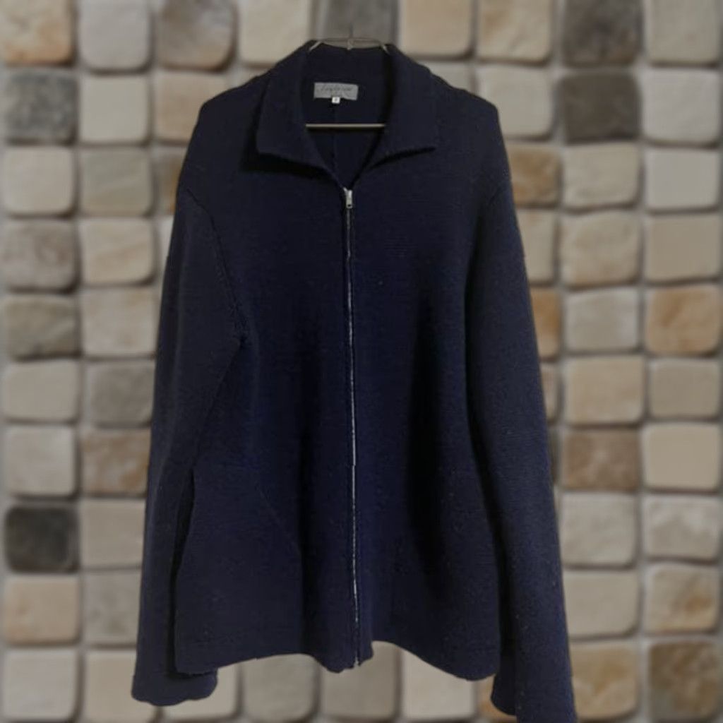 Yohji Yamamoto Yohji Yamamoto Pour Homme Driver's Knit Jacket 3 Sweater Shirt Size US S / EU 44-46 / 1 - 1 Thumbnail