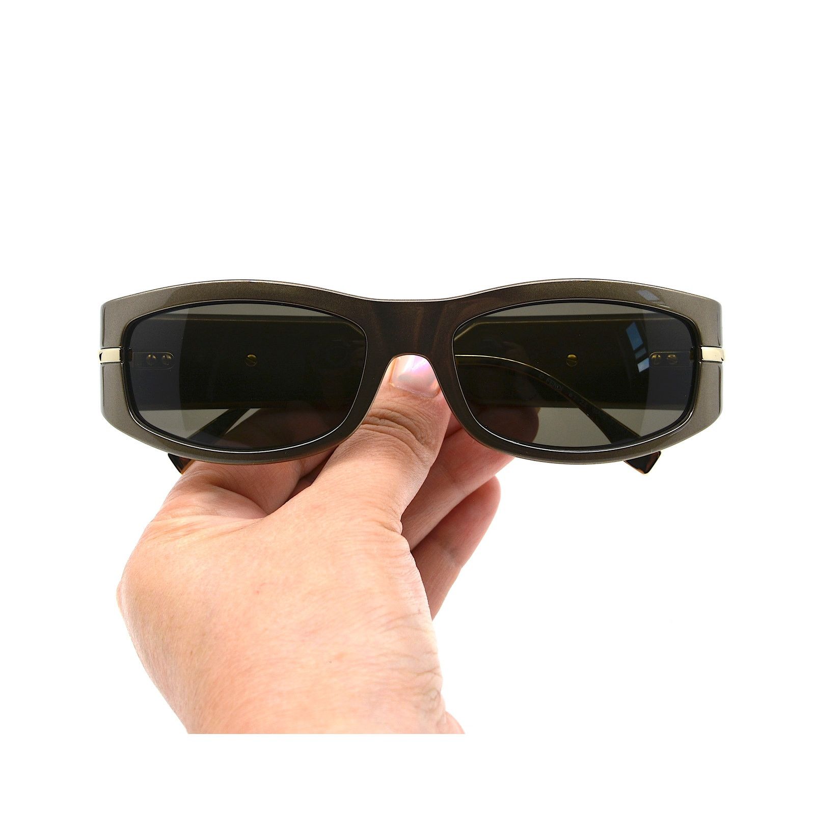Fendi NEW FENDI FE40120I 45E SHINY BROWN AUTHENTIC SUNGLASSES Size ONE SIZE - 11 Thumbnail