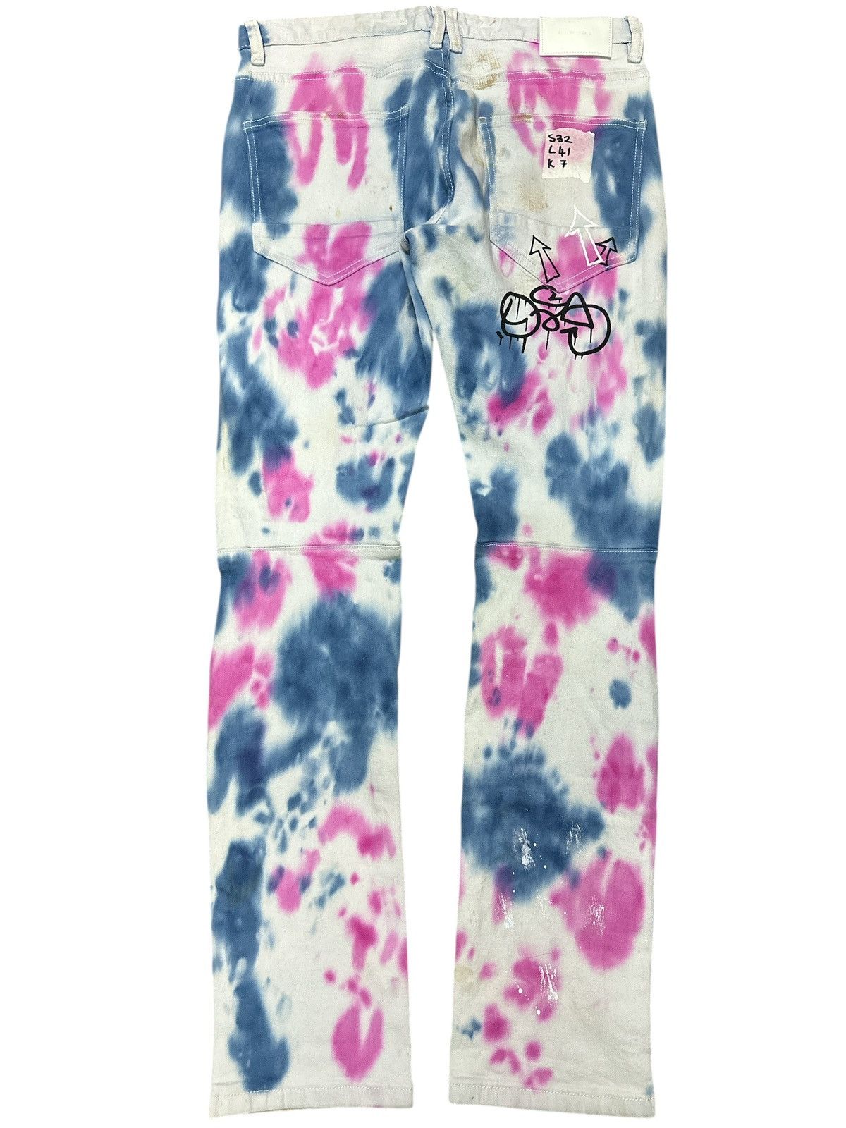 Kapital Distress Style Kloud 9 Strench Denim Brand Multicolour . Size US 32 / EU 48 - 2 Thumbnail