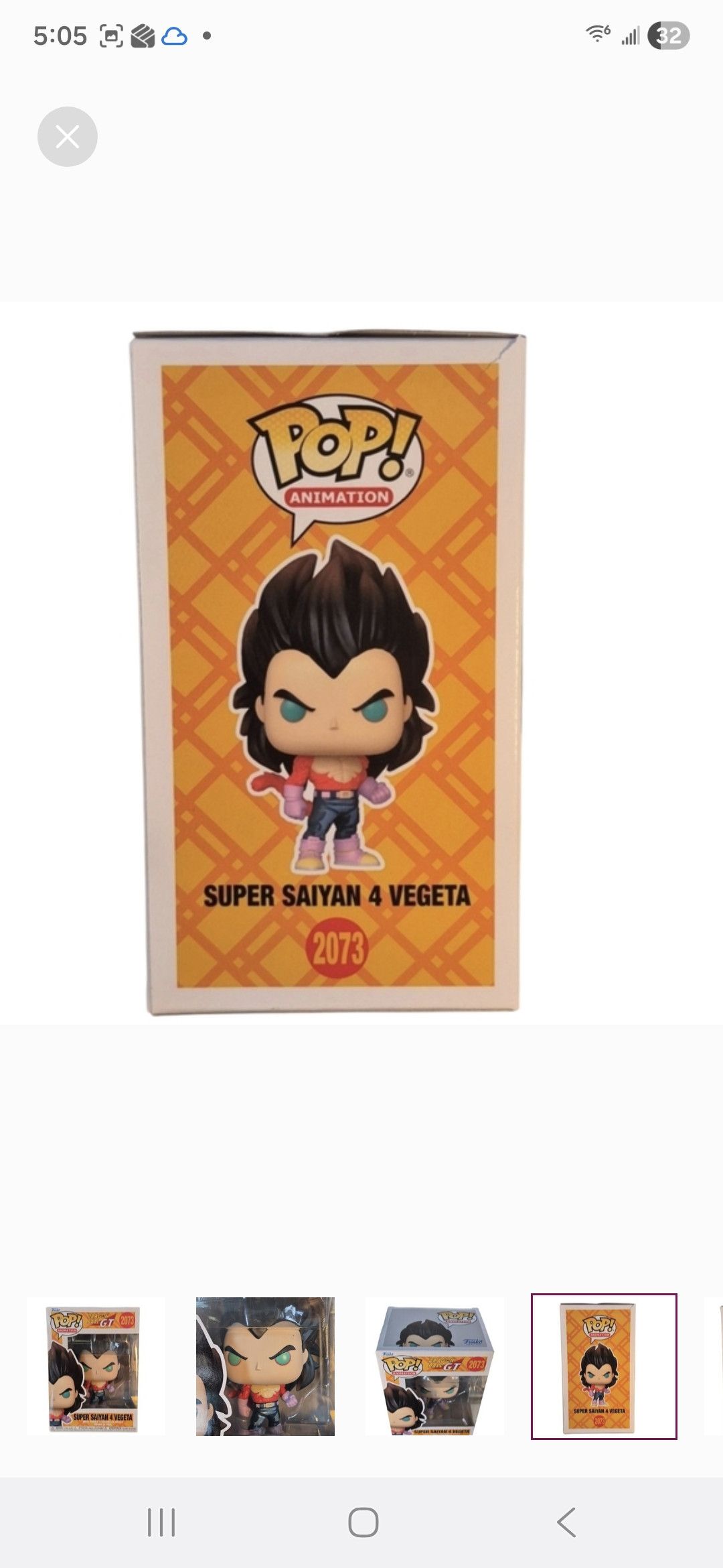 Other Funko × Dragon Ball GT S SAIYAN 4 VEGETA Funko Vinyl Figure Size ONE SIZE - 5 Thumbnail