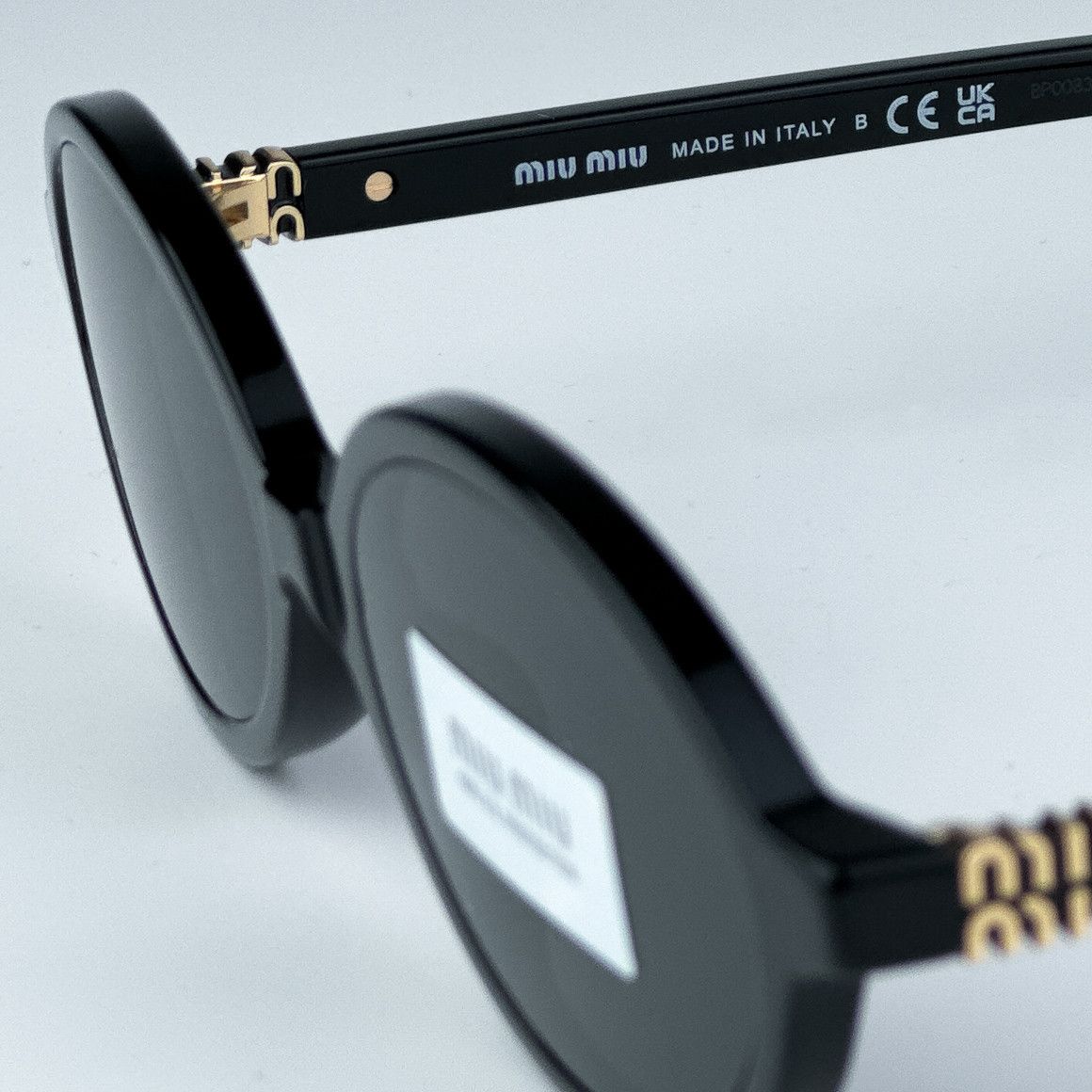 Miu Miu NEW Miu Miu MU04ZS 1AB5S0 REGARD Unisex Sunglasses Size ONE SIZE - 8 Thumbnail
