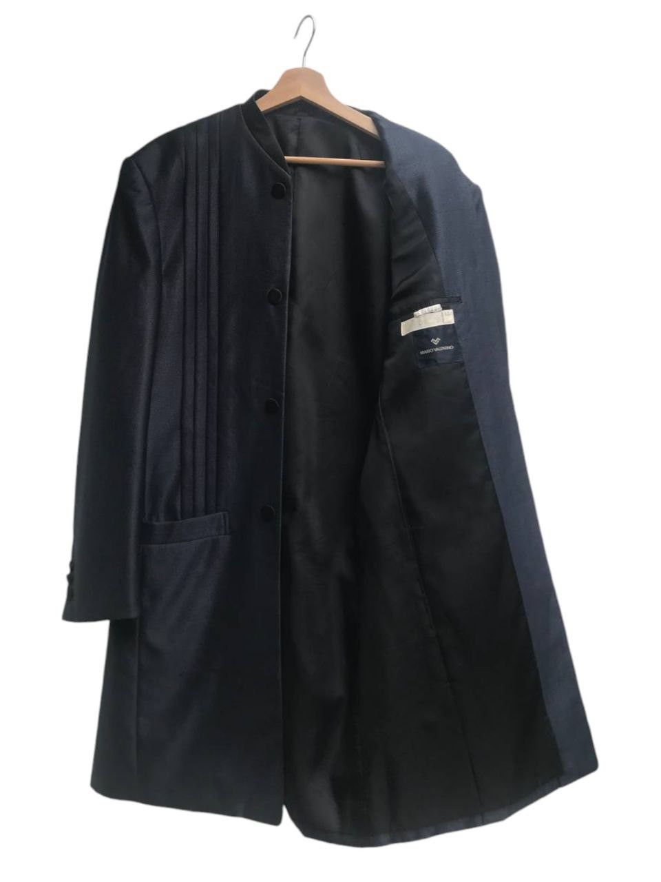Mario Valentino Mario Valentino Bandhgala Style Long Coat Size US L / EU 52-54 / 3 - 2 Thumbnail