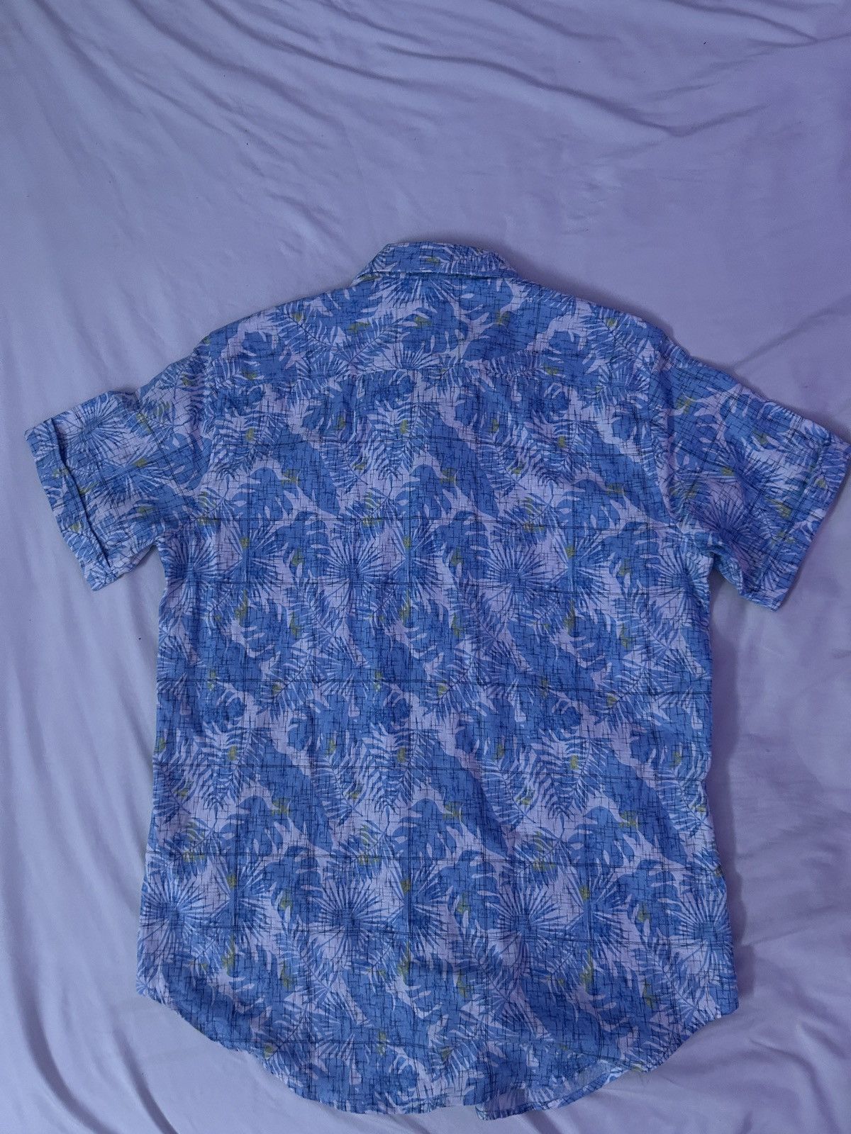 Robert Graham Robert Graham Linen Blend Short Sleeve Shirt Size US S / EU 44-46 / 1 - 6 Thumbnail
