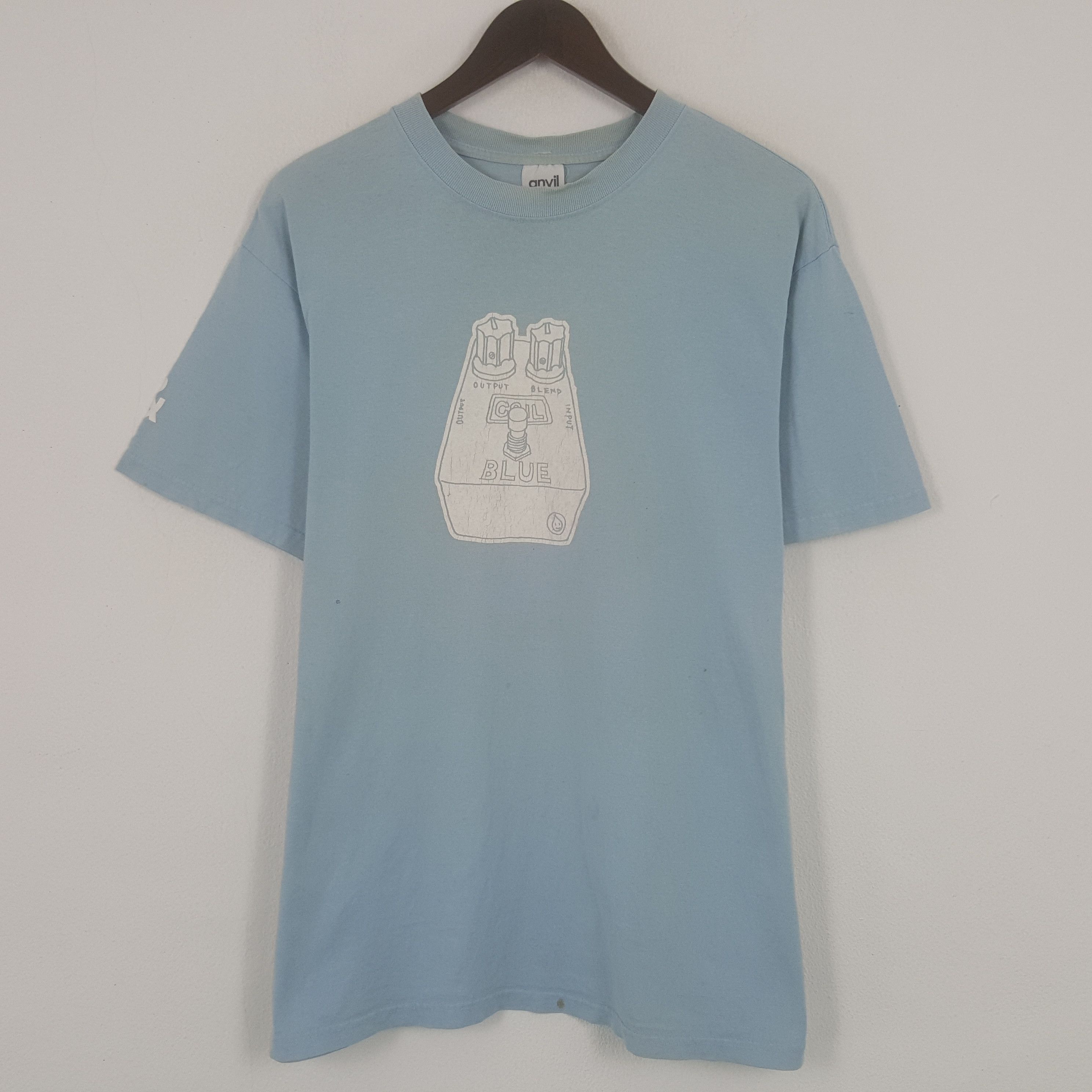 Vintage Vintage Coil Blue Tshirt Size US L / EU 52-54 / 3 - 1 Thumbnail