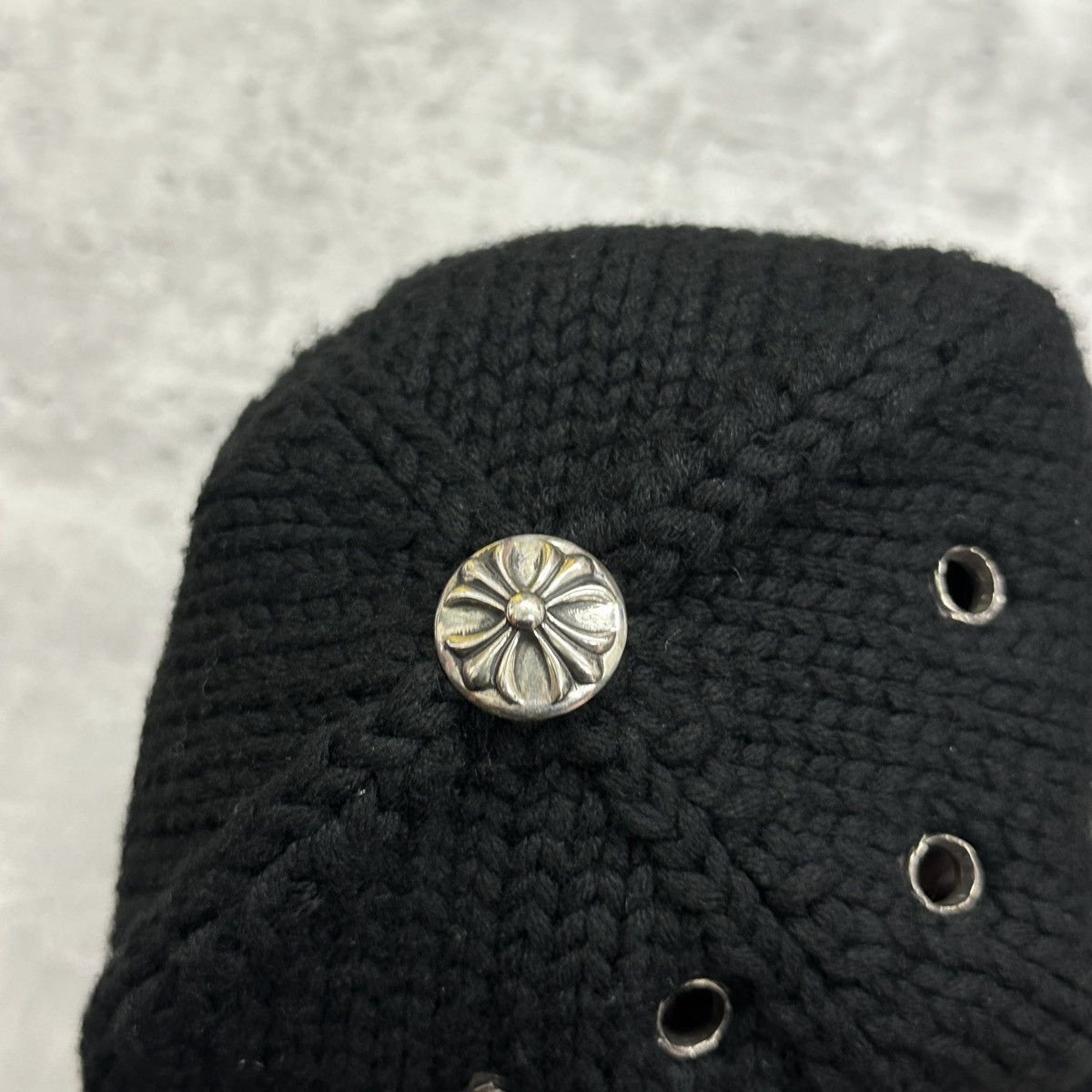 Chrome Hearts Chrome Hearts Flooded Hardware Cashmere Beanie 1 of 1 Black Size ONE SIZE - 5 Thumbnail