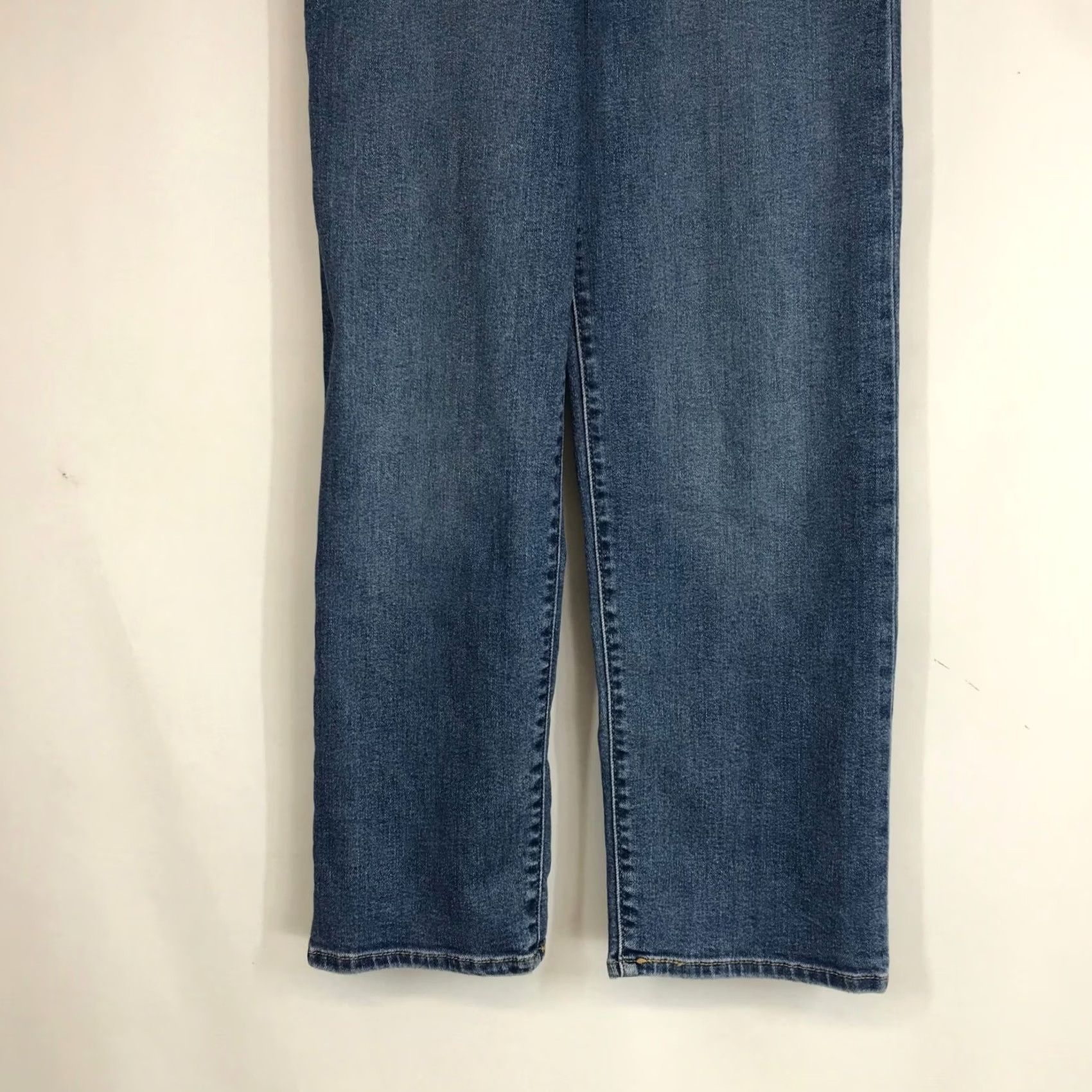 Vintage Levi's Ribcage Straight Ankle Jeans Medium Wash Button Fly Women 25 Size 42" / US 20 - 3 Thumbnail