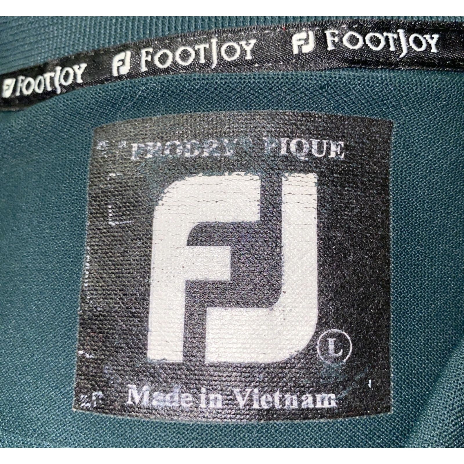 Footjoy FootJoy Shirt Mens Green Short Sleeve Golf Polo Size L Size US L / EU 52-54 / 3 - 5 Thumbnail