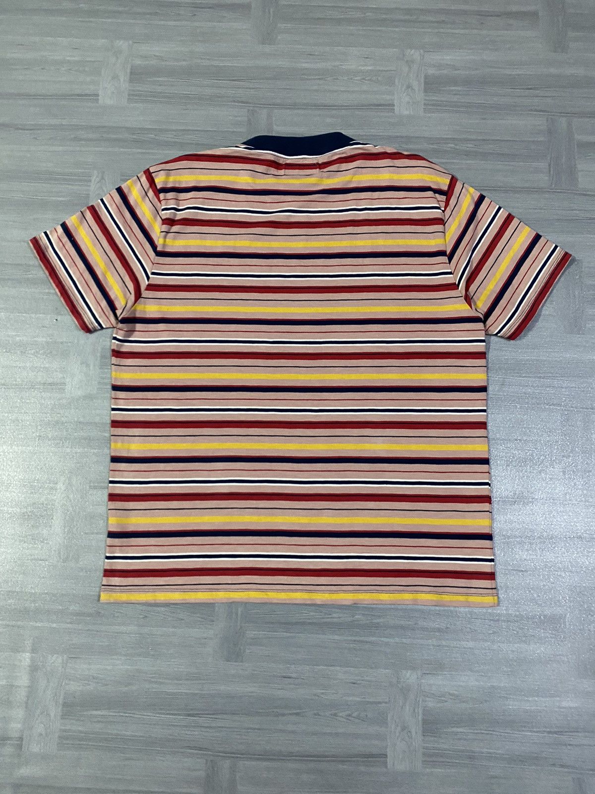 Guess Vintage Guess Los Angeles Striped Knit T-shirt Size US L / EU 52-54 / 3 - 13 Thumbnail