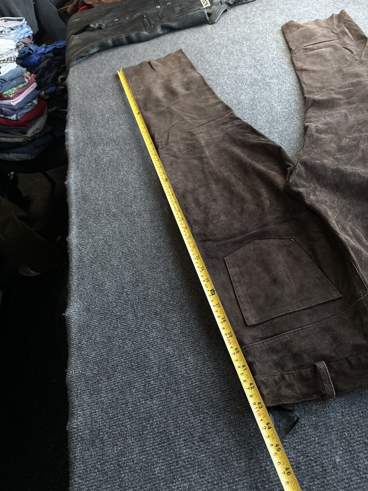 Other IXS 🚨GRAIL MEN LEATHER PANTS Y2K WESTERN MOTORCYCLE Size US 30 / EU 46 - 15 Thumbnail