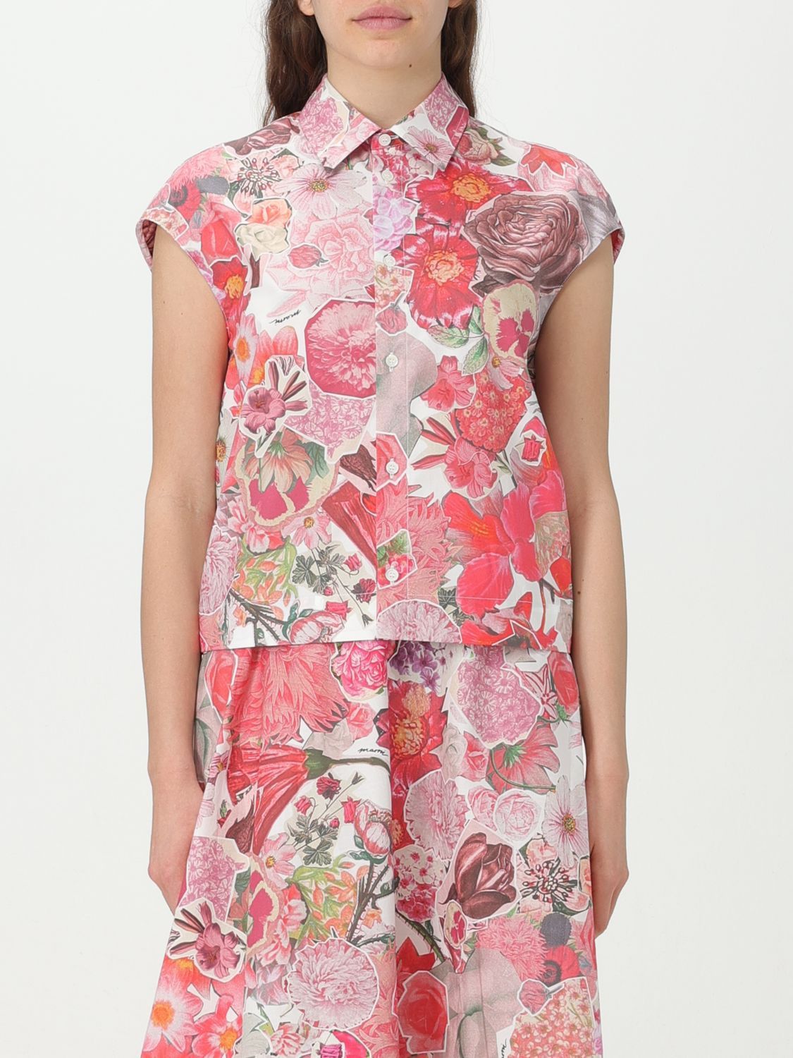 image of Marni Shirt Woman Pink, Women's (Size XS)