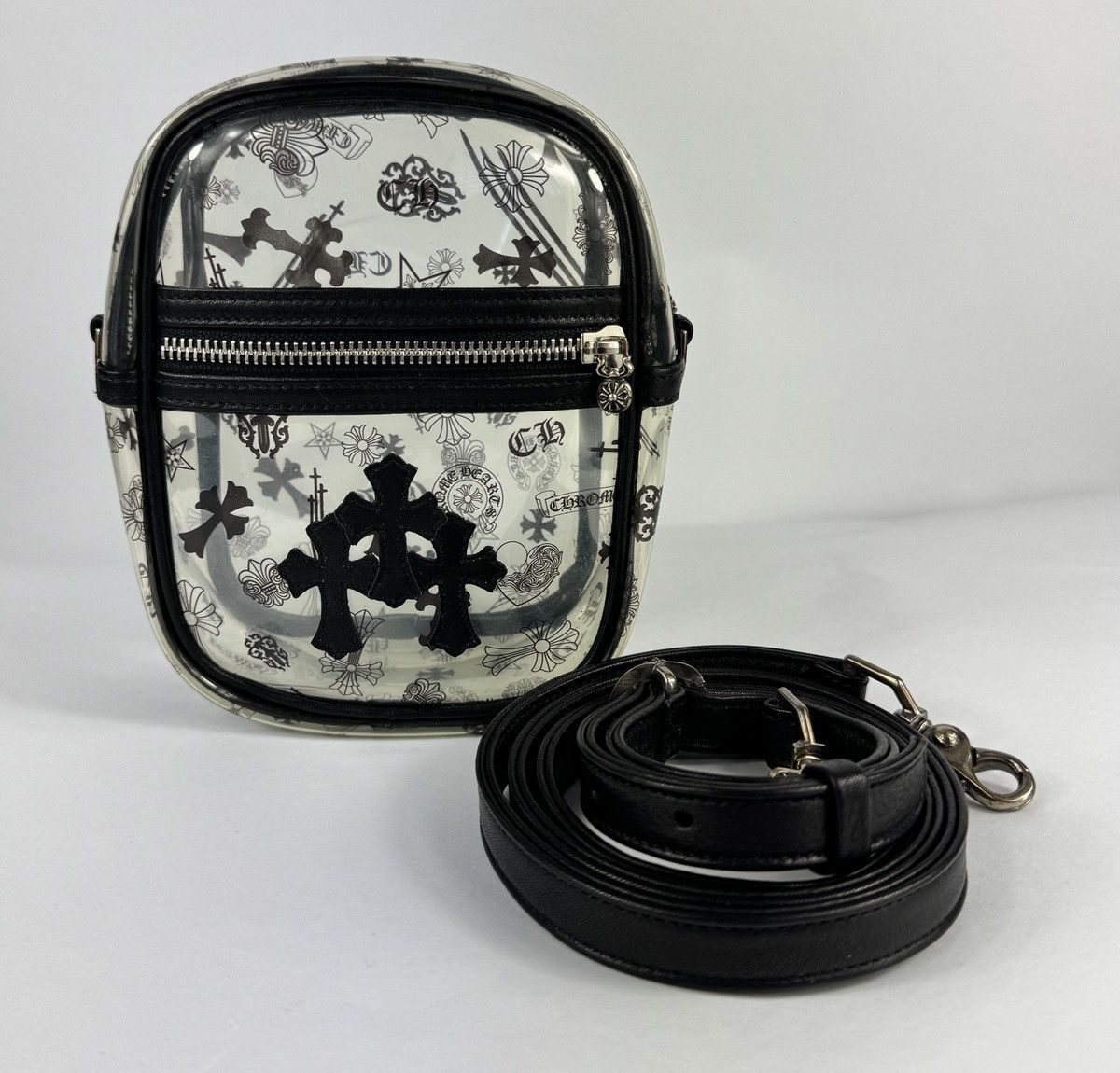 Chrome Hearts Chrome Hearts - Leather Cross Body Transparent Bag Size ONE SIZE - 1 Thumbnail