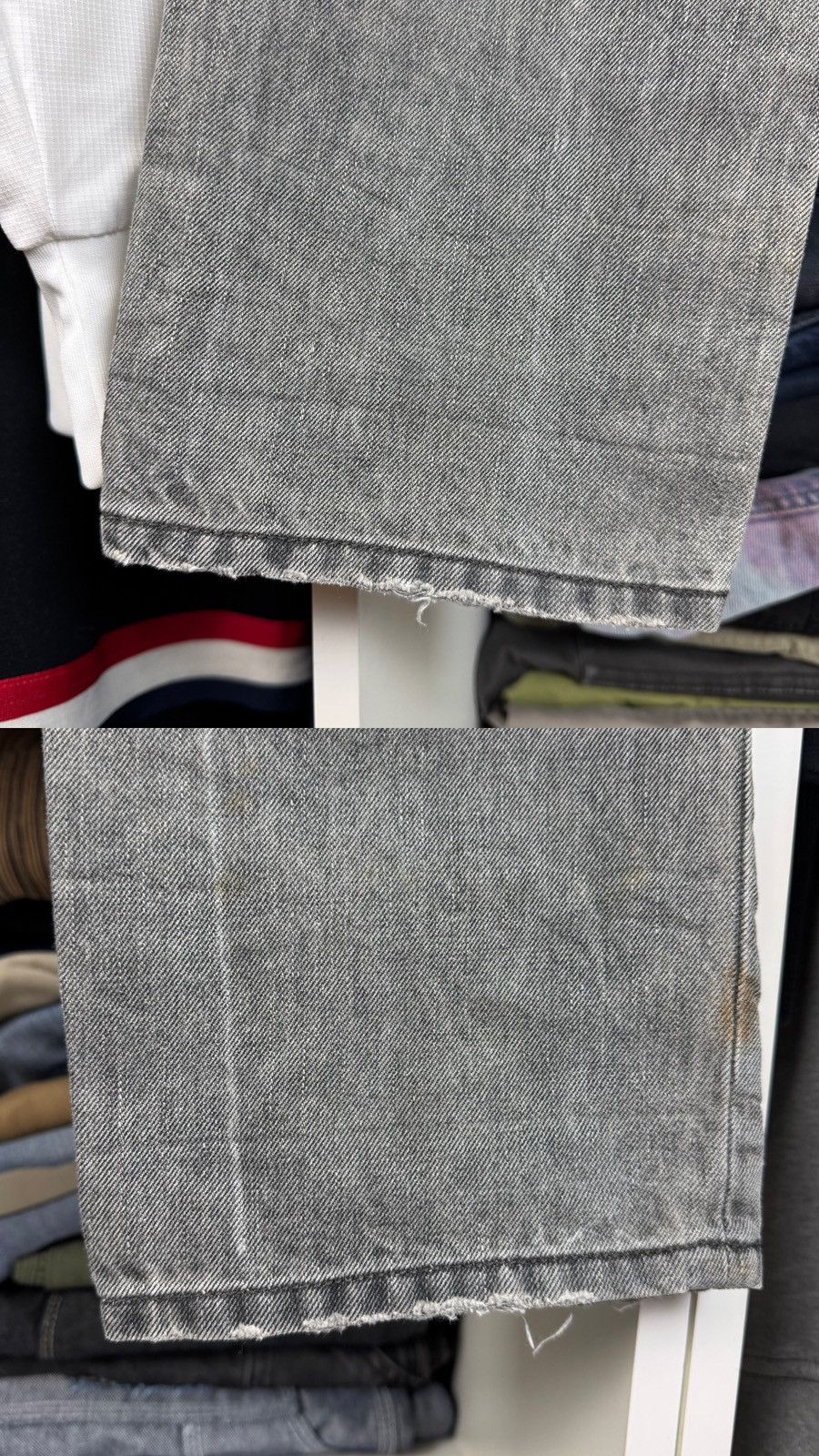 Diesel Diesel Thavar Distressed Denim Jeans Slim-Skinny Size US 31 - 22 Thumbnail
